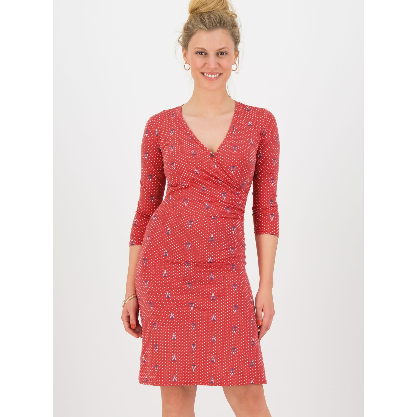 Blutsgeschwister Tippi Dots Red Dotted Dress