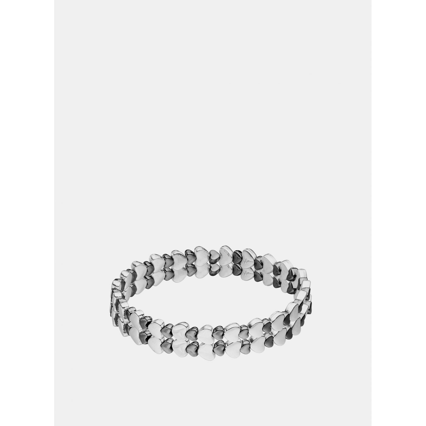 Bracelet in silver and black Tamaris