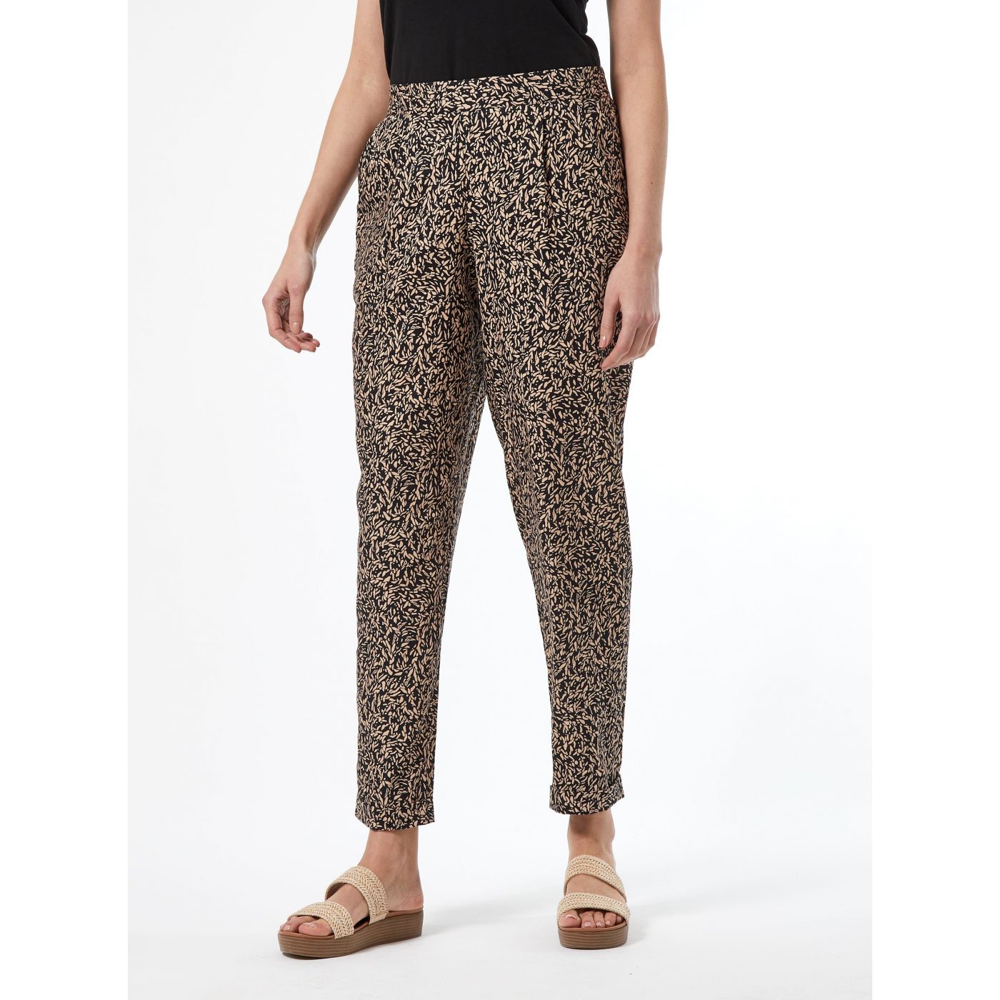 Dorothy Perkins Beige Patterned Pants