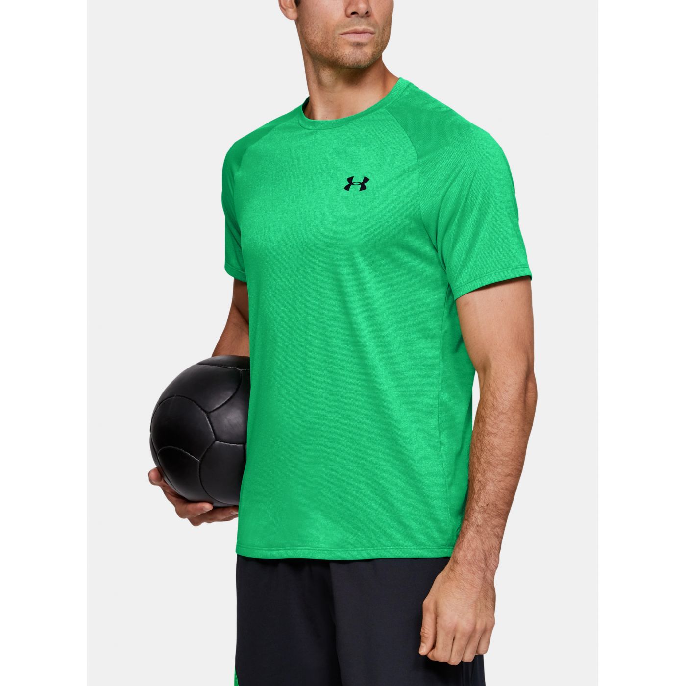 Tech Under Armour Men's Green T-Shirt