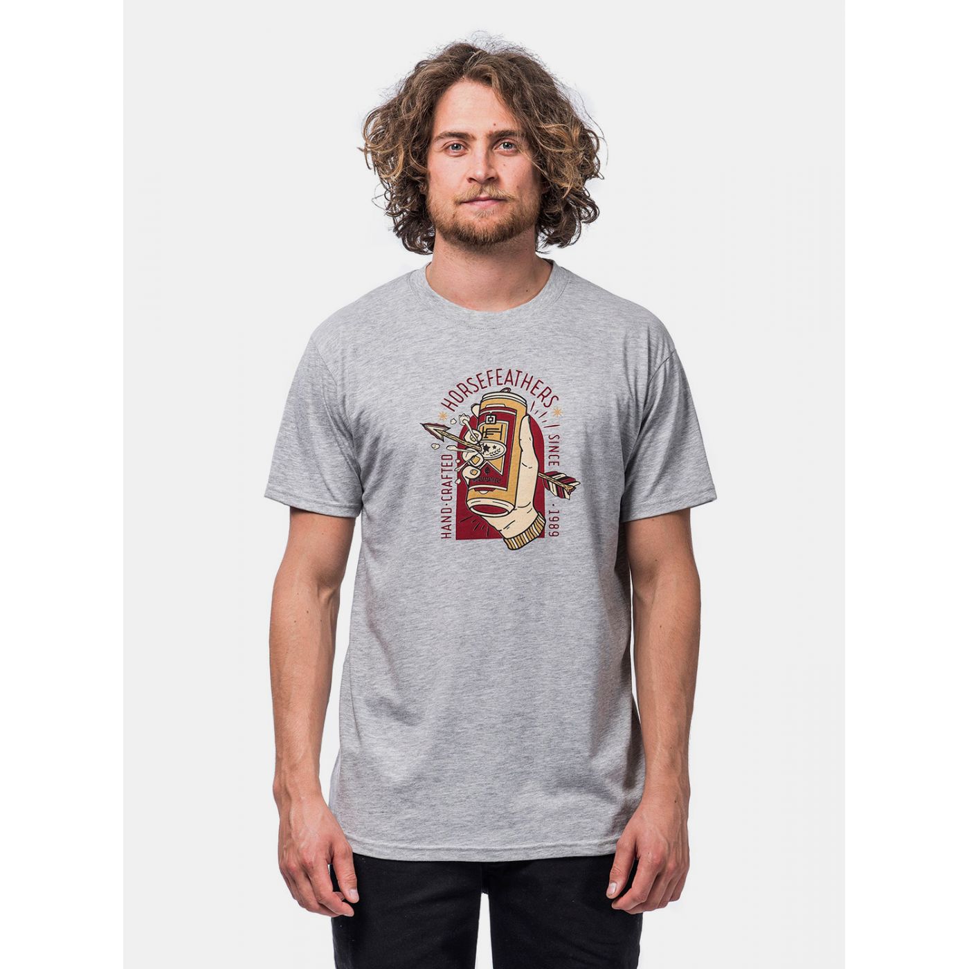 Horsefeathers Men's Grey T-Shirt