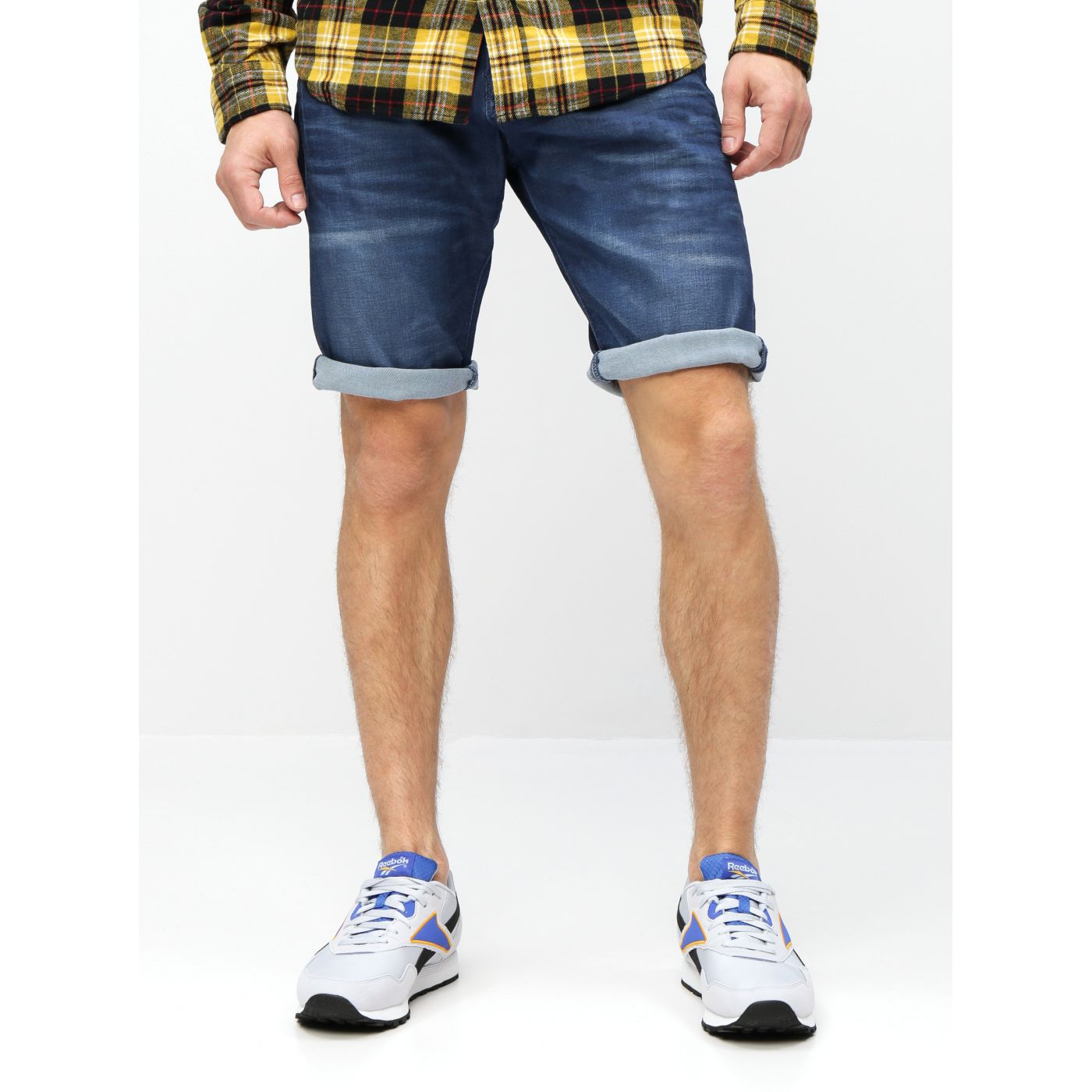 Blue Denim Loose Fit Shorts Jack & Jones Max