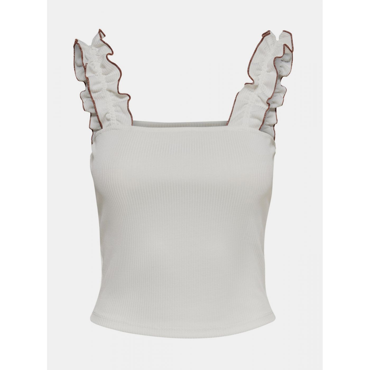 Jacqueline de Yong Fulla White Short Top