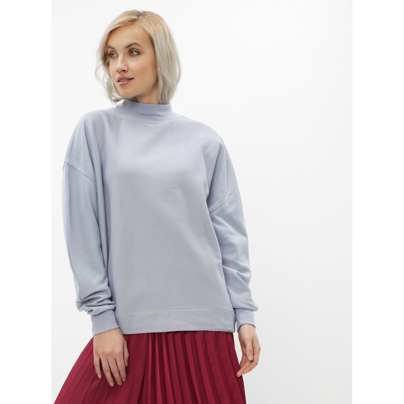 Light Blue Women's Oversize Sweatshirt Reebok