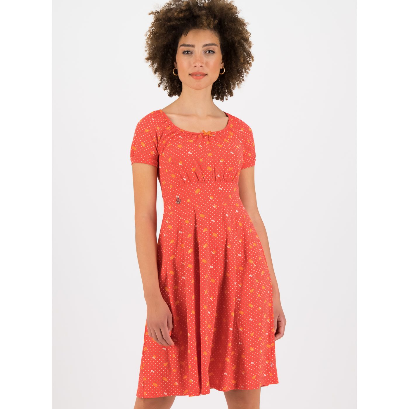 Blutsgeschwister Red Patterned Dress