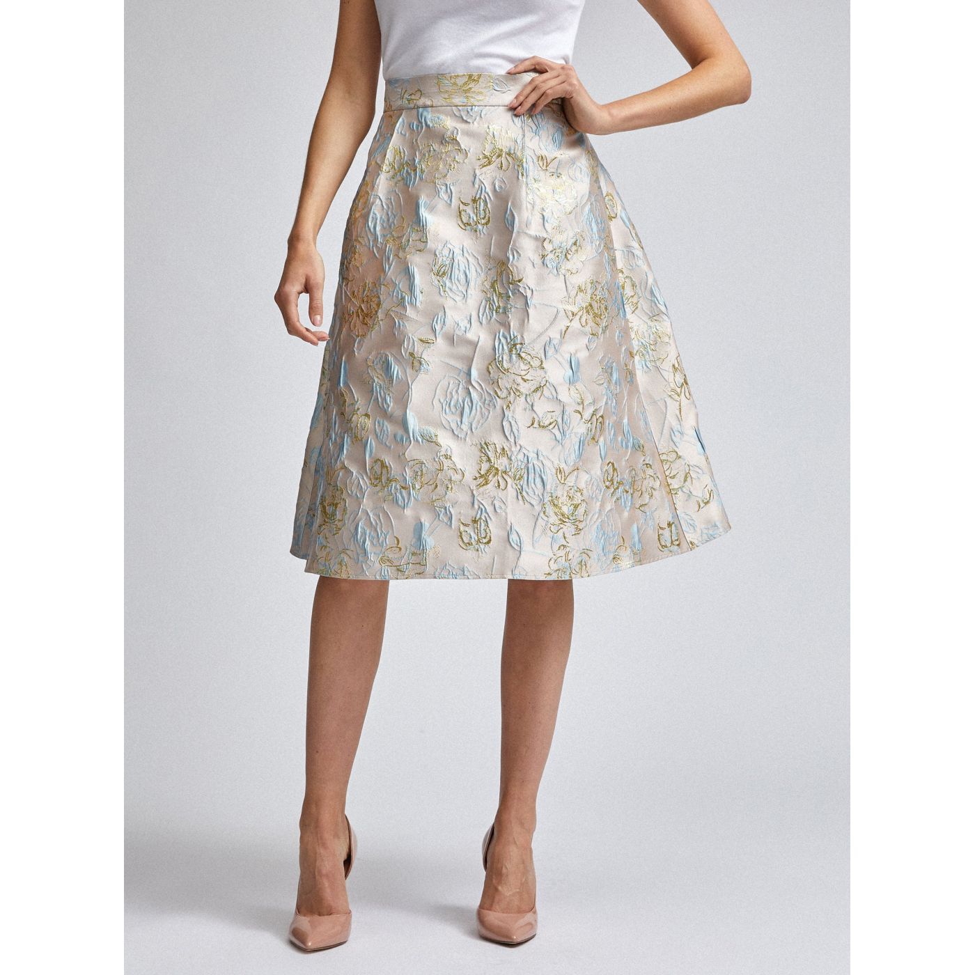 Dorothy Perkins Light Pink Floral Skirt