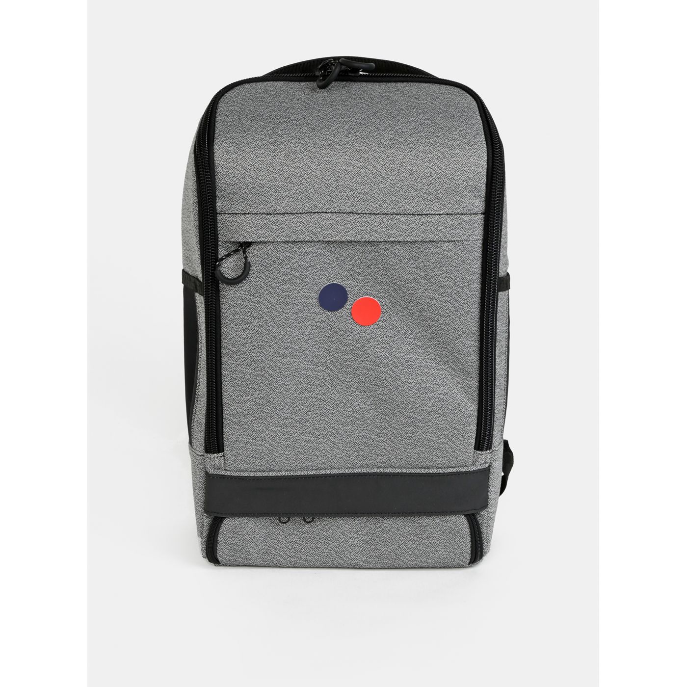 Grey Patterned Backpack pinqponq Cubik 19 l