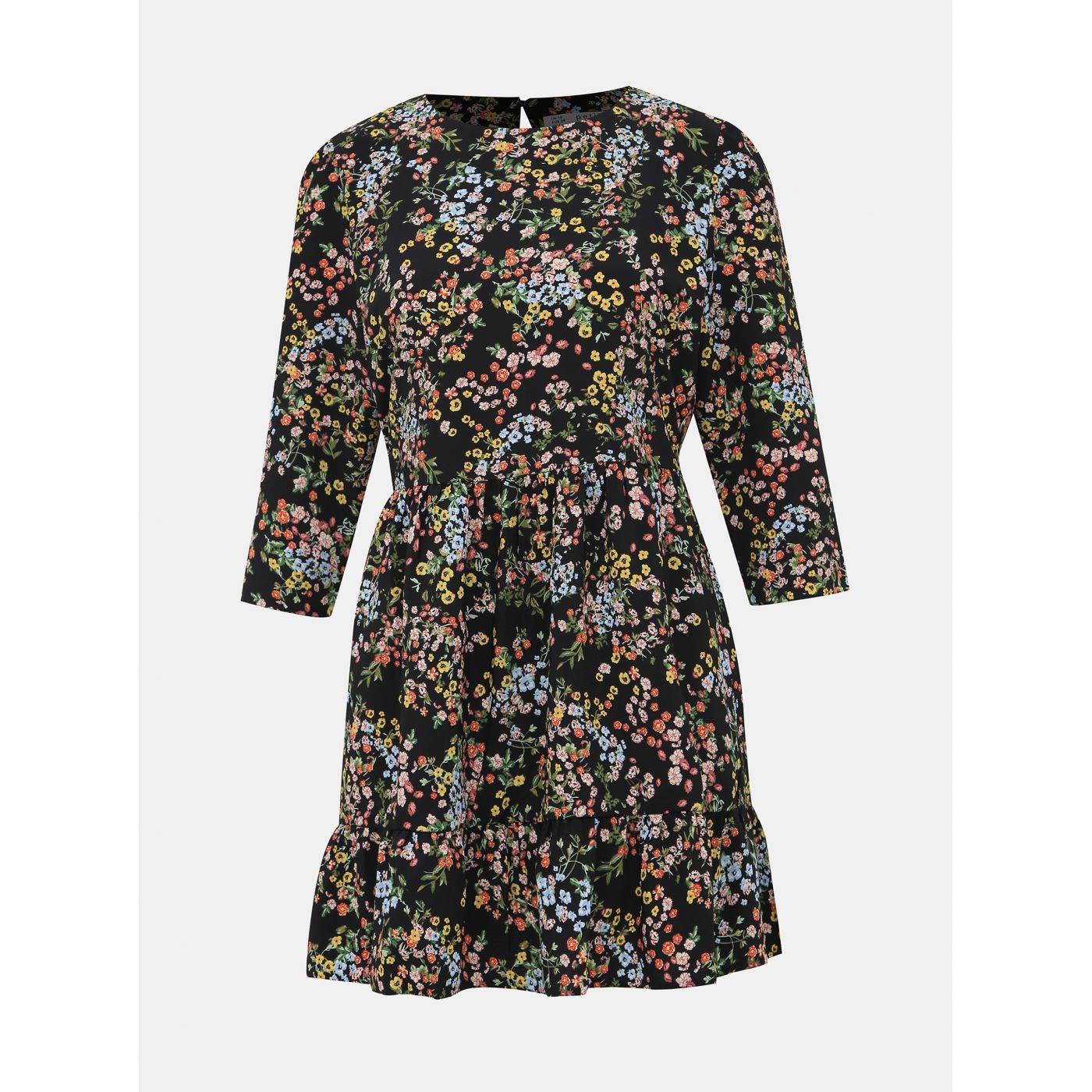 Miss Selfridge Petites Black Floral Dress