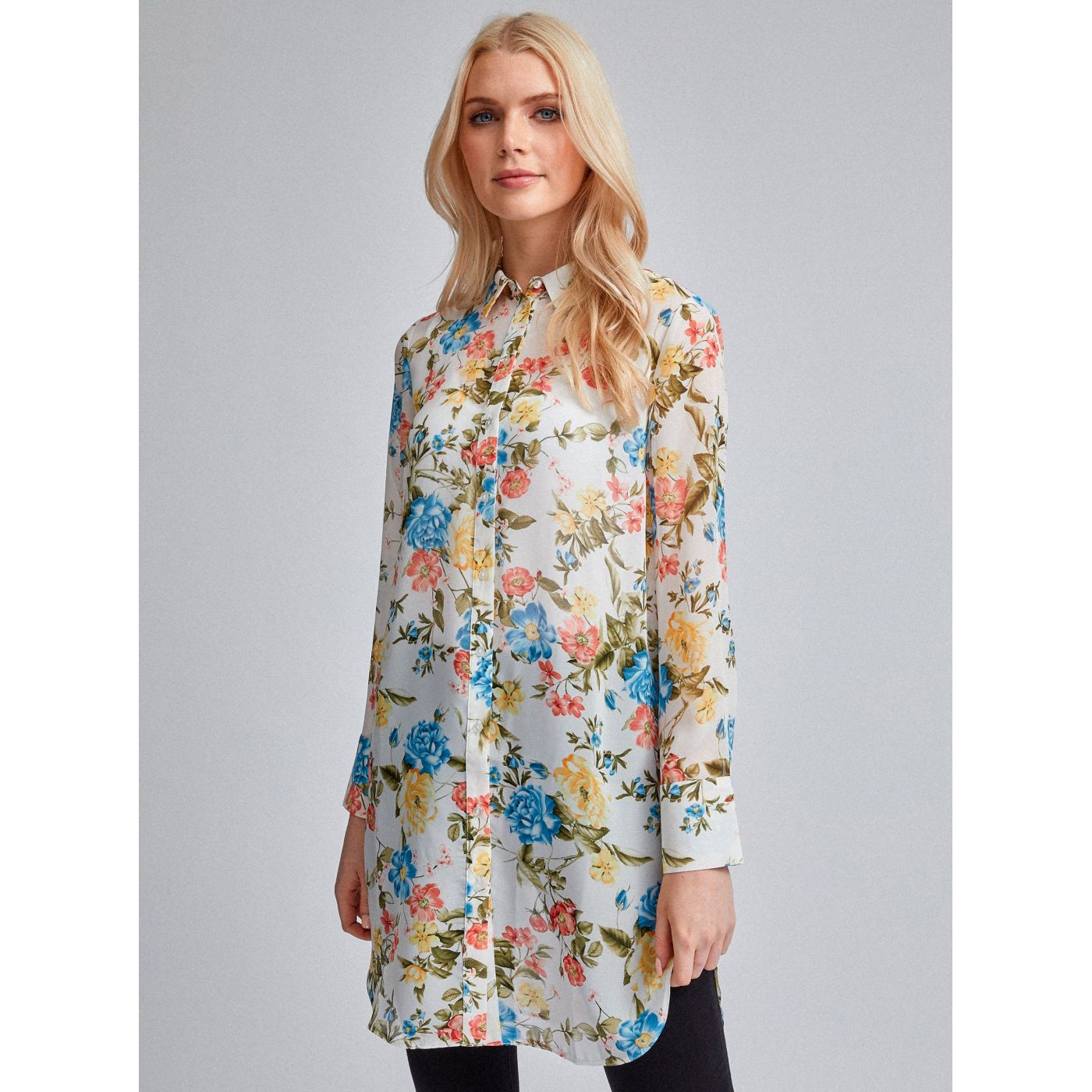 Dorothy Perkins Cream Floral Shirt