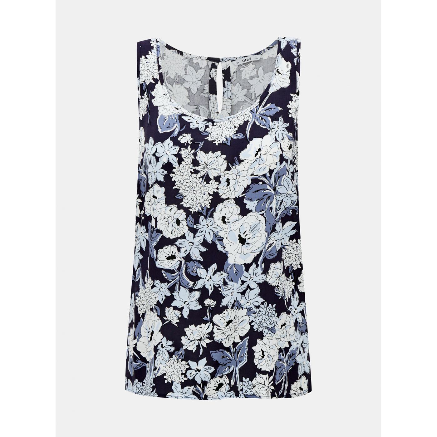 Blue floral tank top ONLY Nova