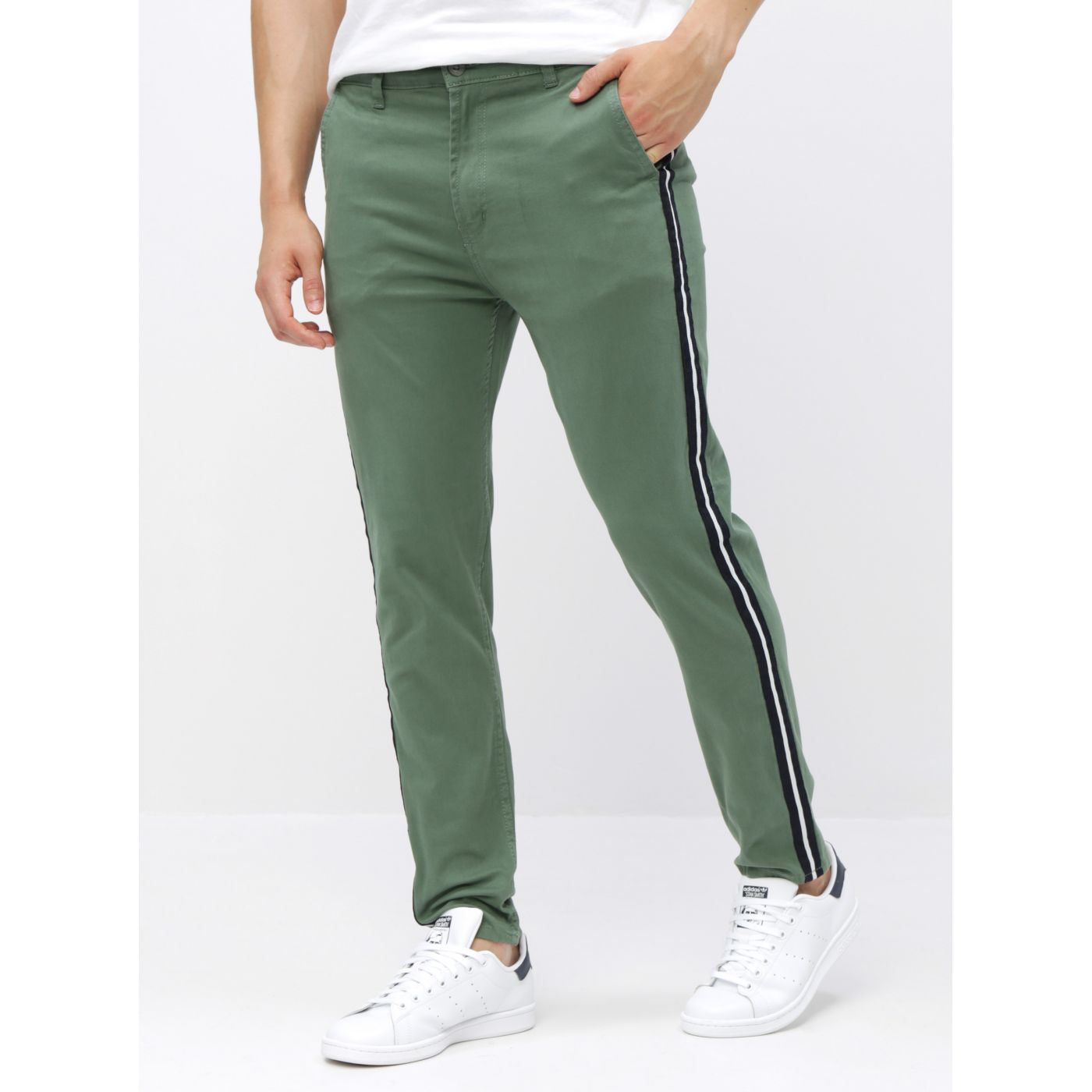 Shine Original Green Chino Pants