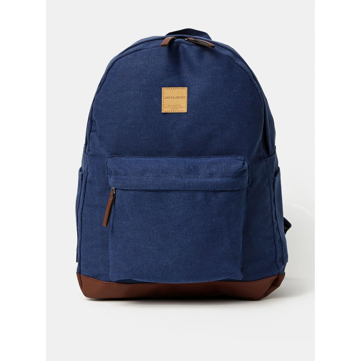 Dark Blue Jack & Jones Canvas Backpack