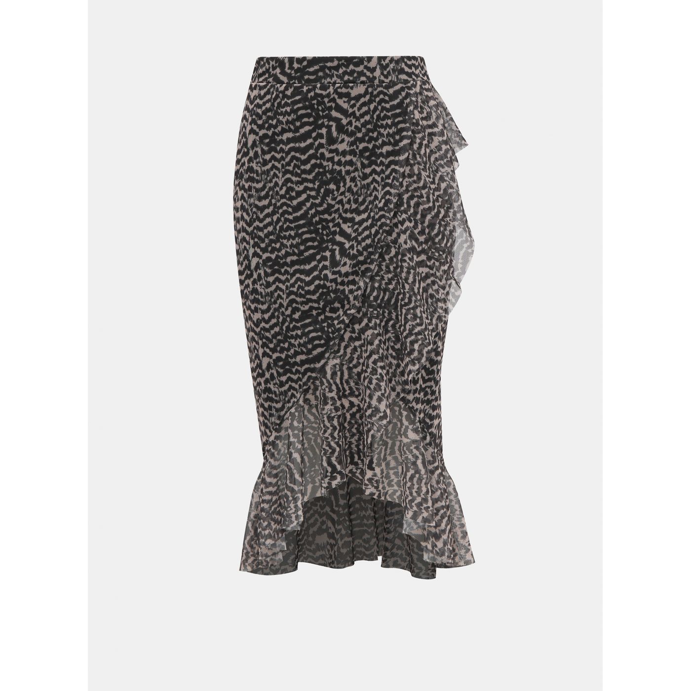 Miss Selfridge Petites Brown Patterned Skirt