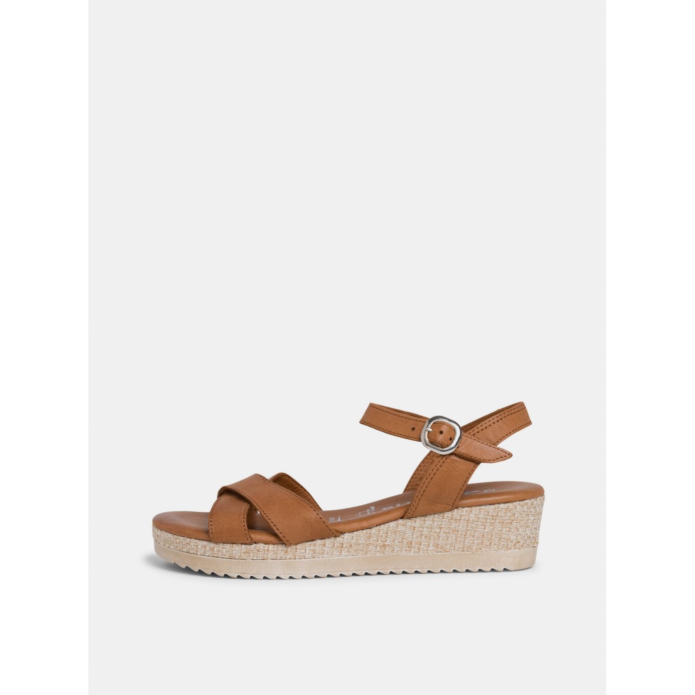 Brown sandals on Tamaris platform