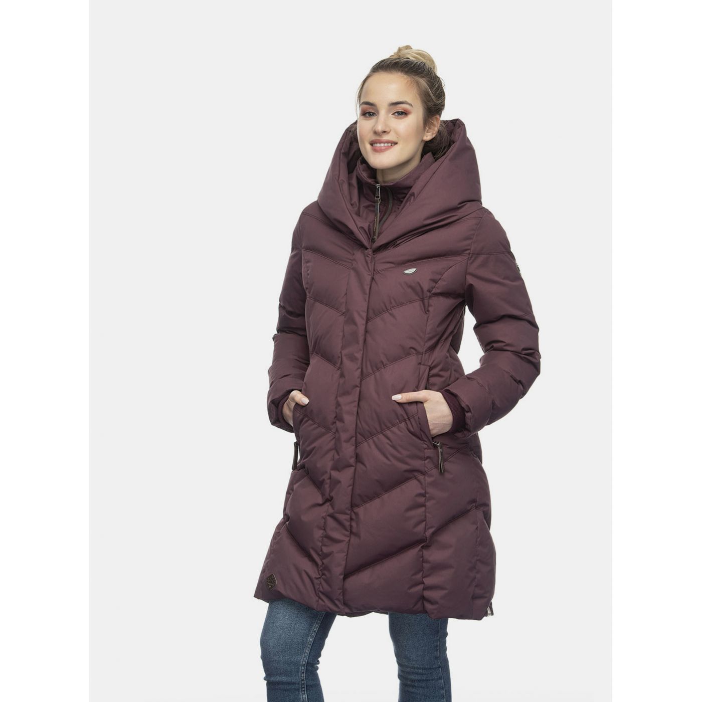Burgundy Women's 100-Year Winter Ragwear Coat