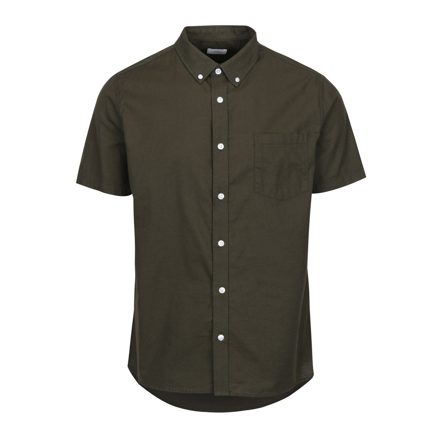 Burton Menswear London Short Sleeve Khaki Shirt