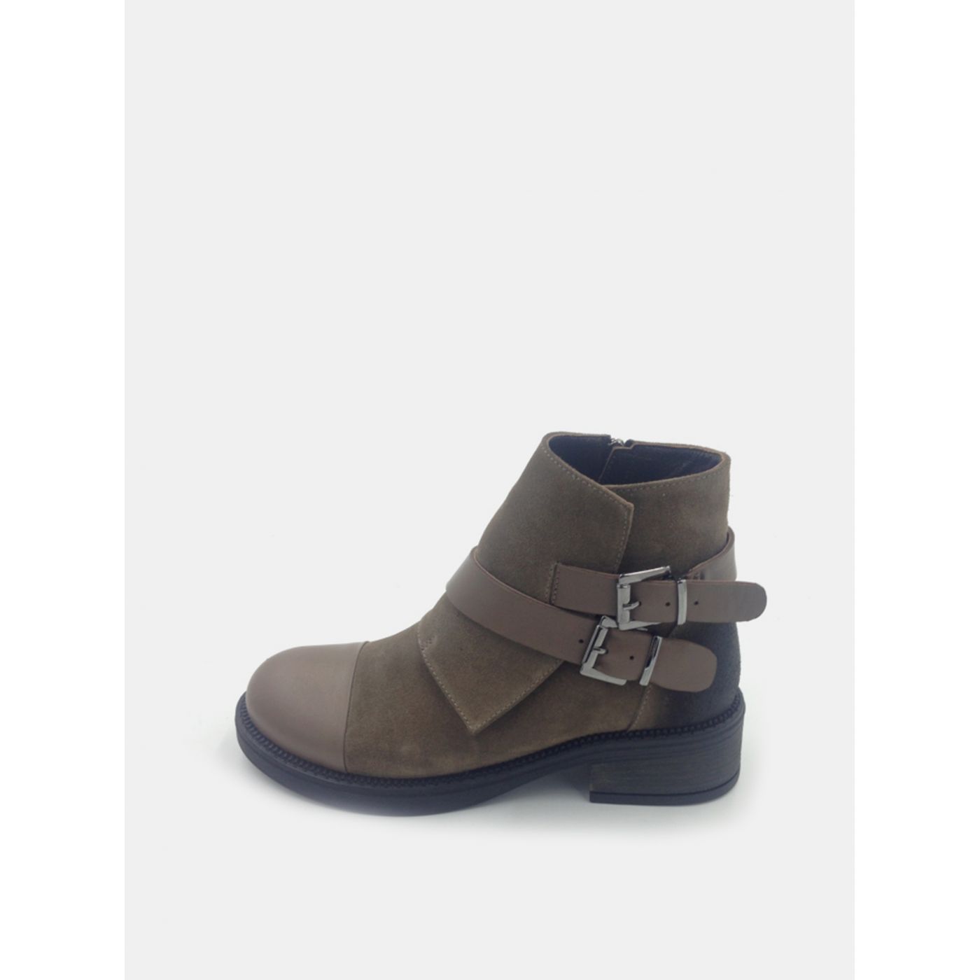 Brown Women's Suede Ankle Boots WILD
