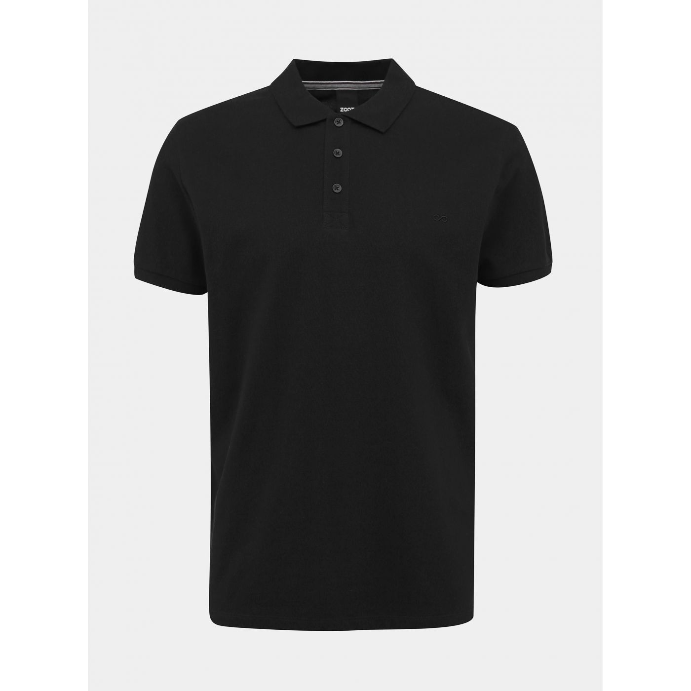 Black Men's Basic Polo T-Shirt ZOOT Lionel