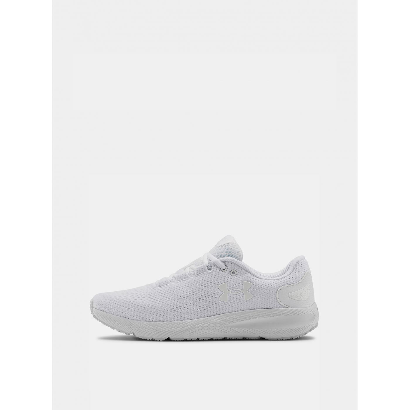 White Women's Pursuit Under Armour Sneakers