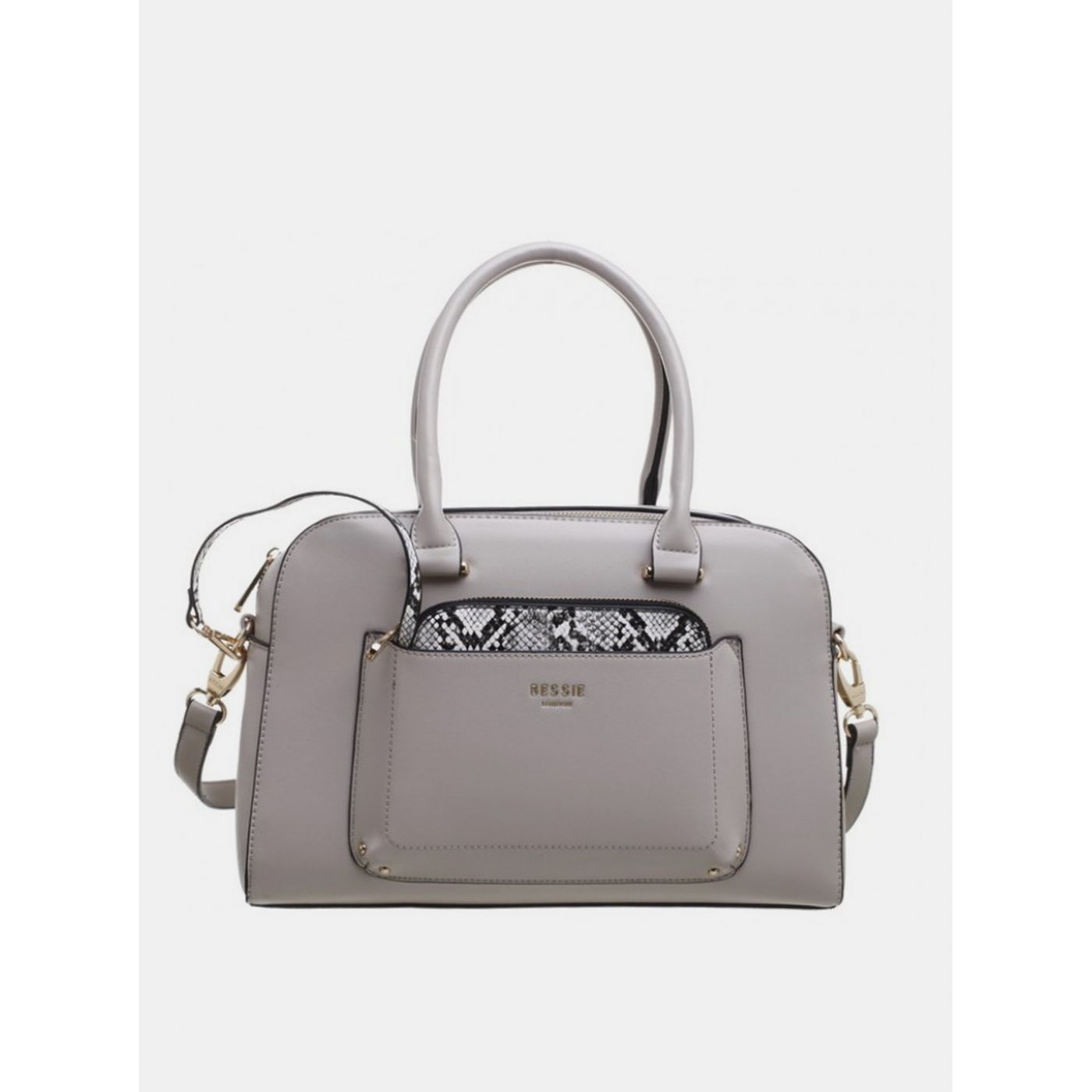 Bessie London Beige Handbag