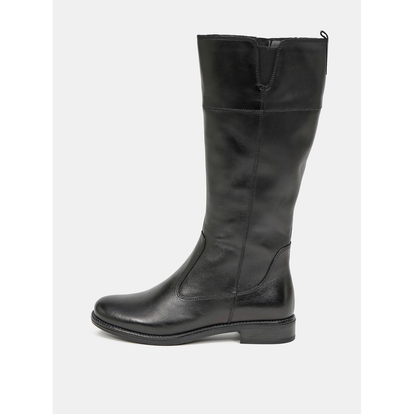 Black suede high boots Tamaris