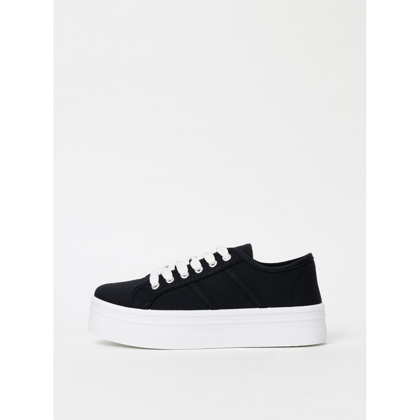 Dark blue women's sneakers on Haily ́s Pina platform