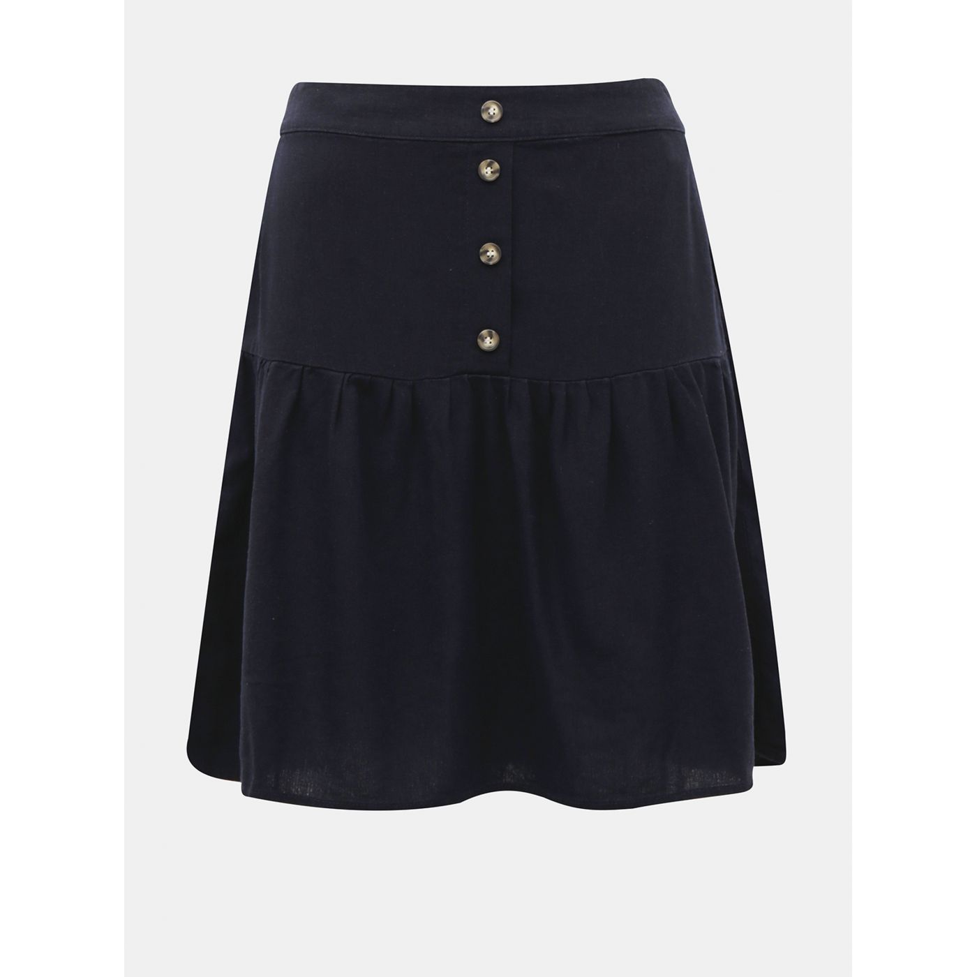 Dark blue linen skirt VERO MODA Helen