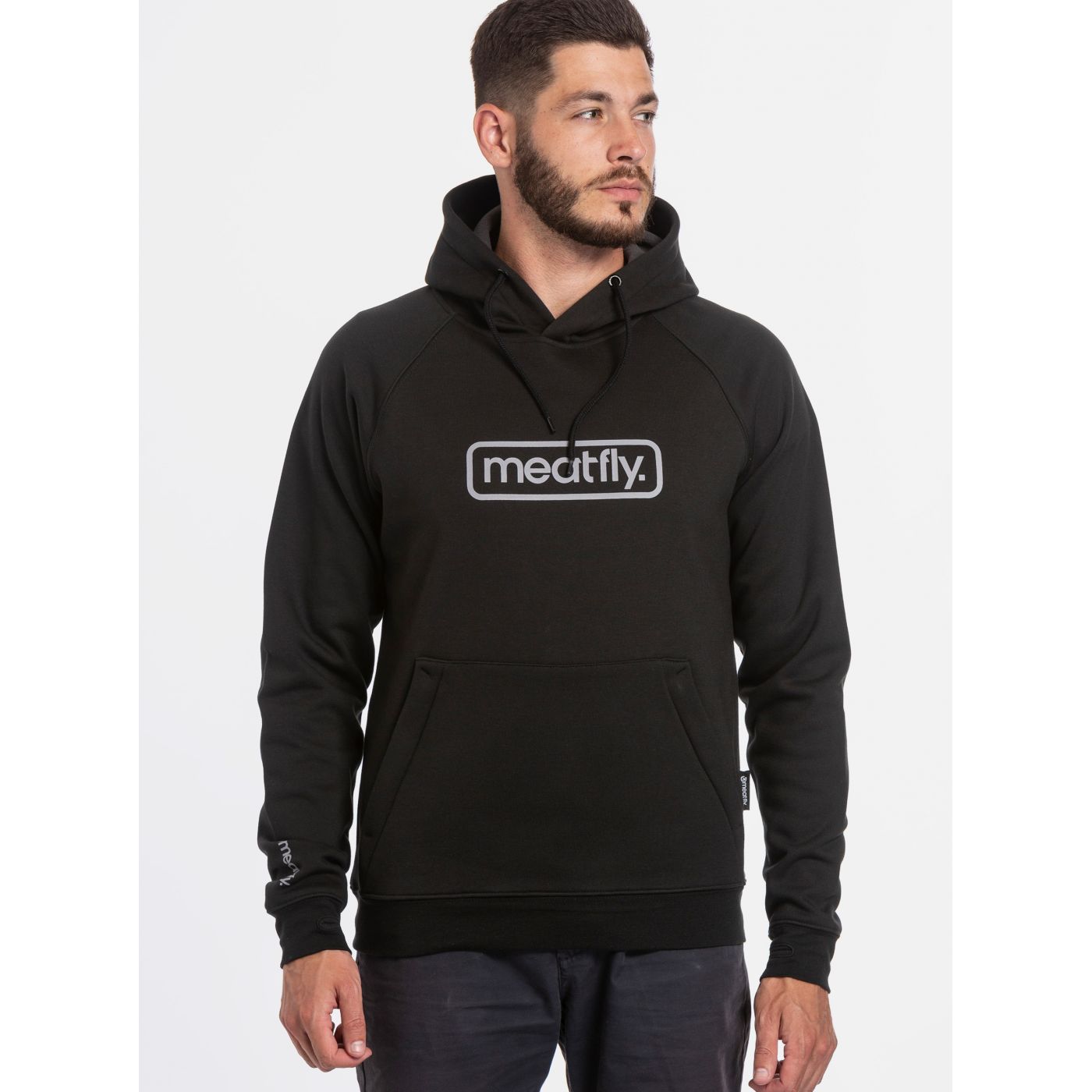 Black Men's Meatfly Gravel Sweatshirt