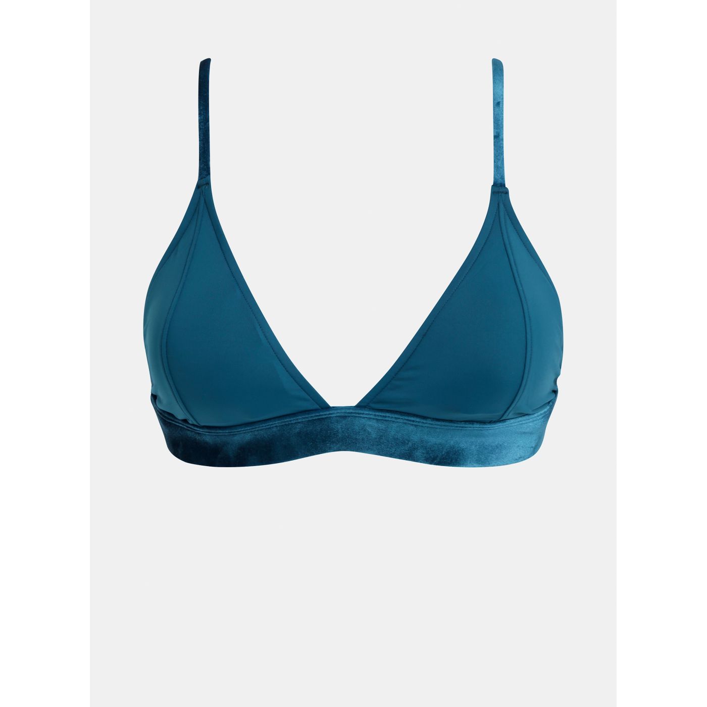 Kerosene Women's Swimsuit Top with Velvet Rip Curl Details
