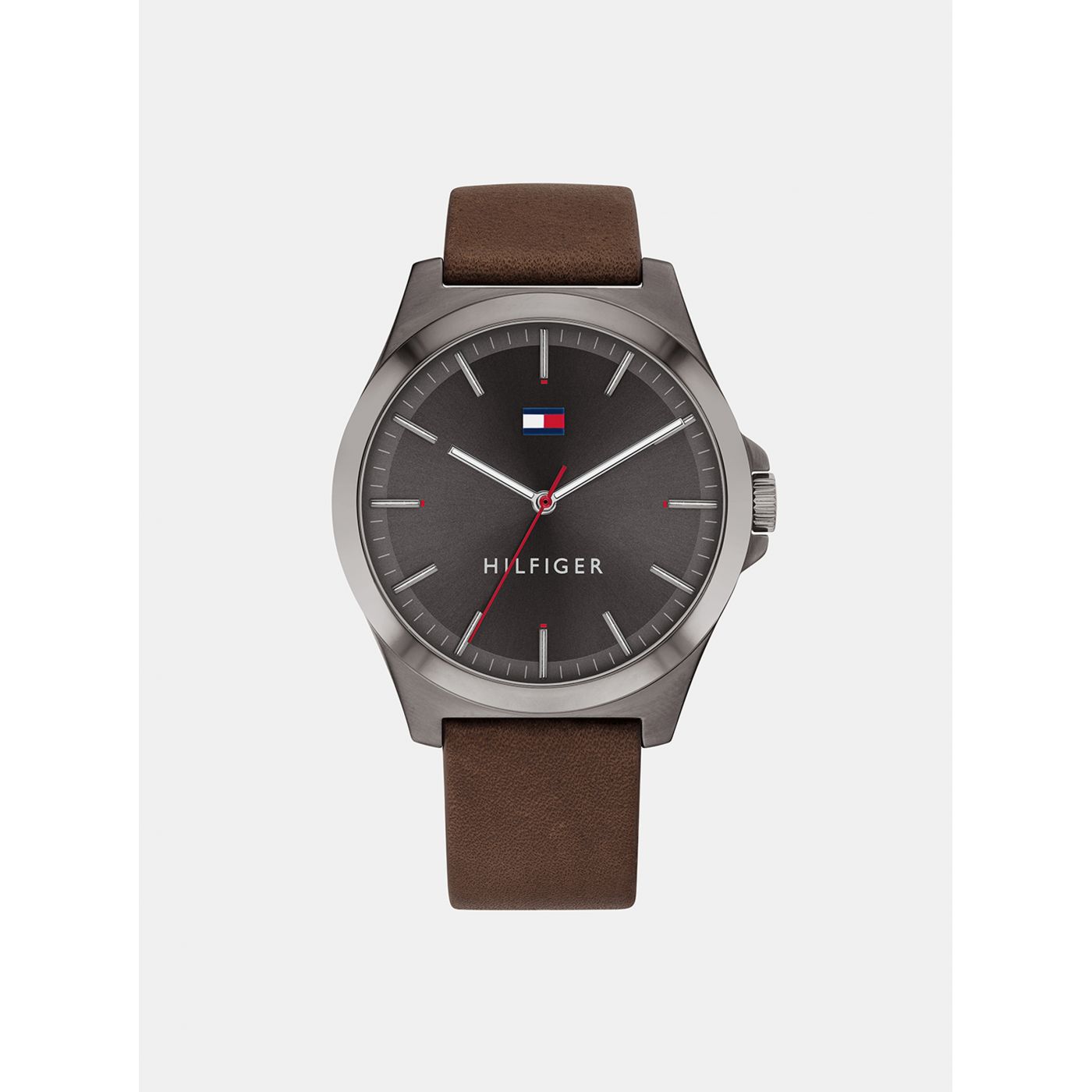 Tommy Hilfiger Brown Leather Belt Watch