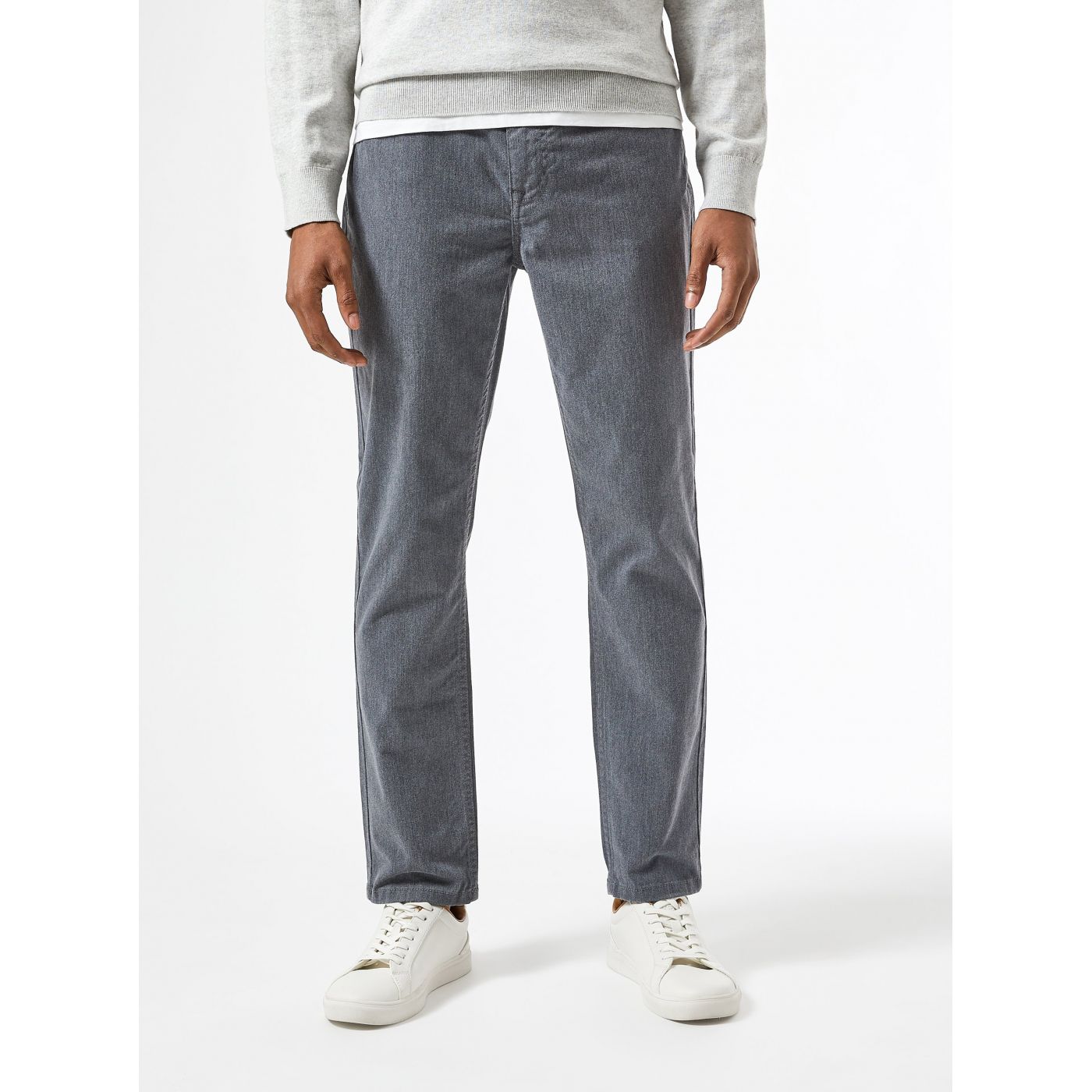 Grey slim fit jeans Burton Menswear London