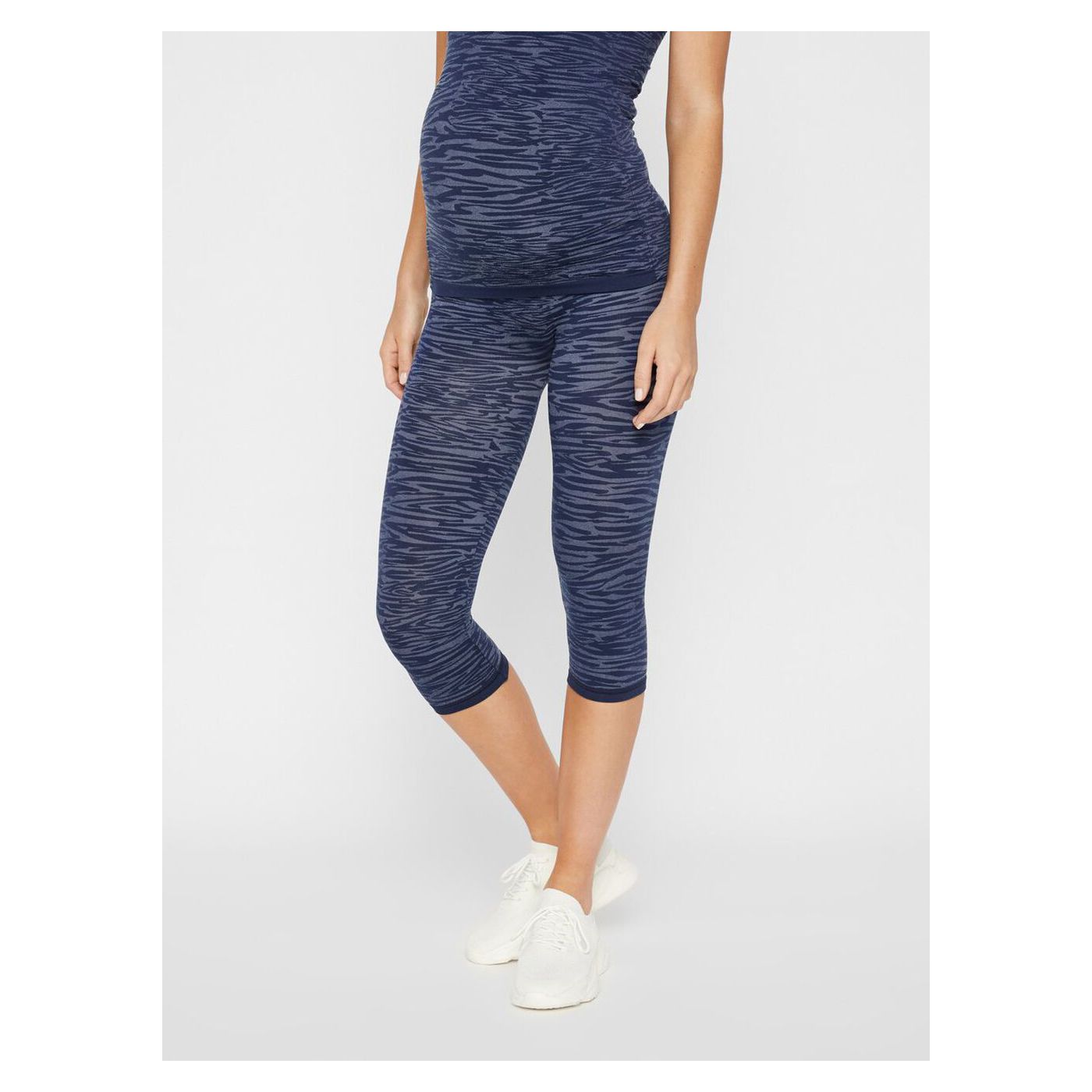 Dark Blue Maternity 3/4 Macsao.licious