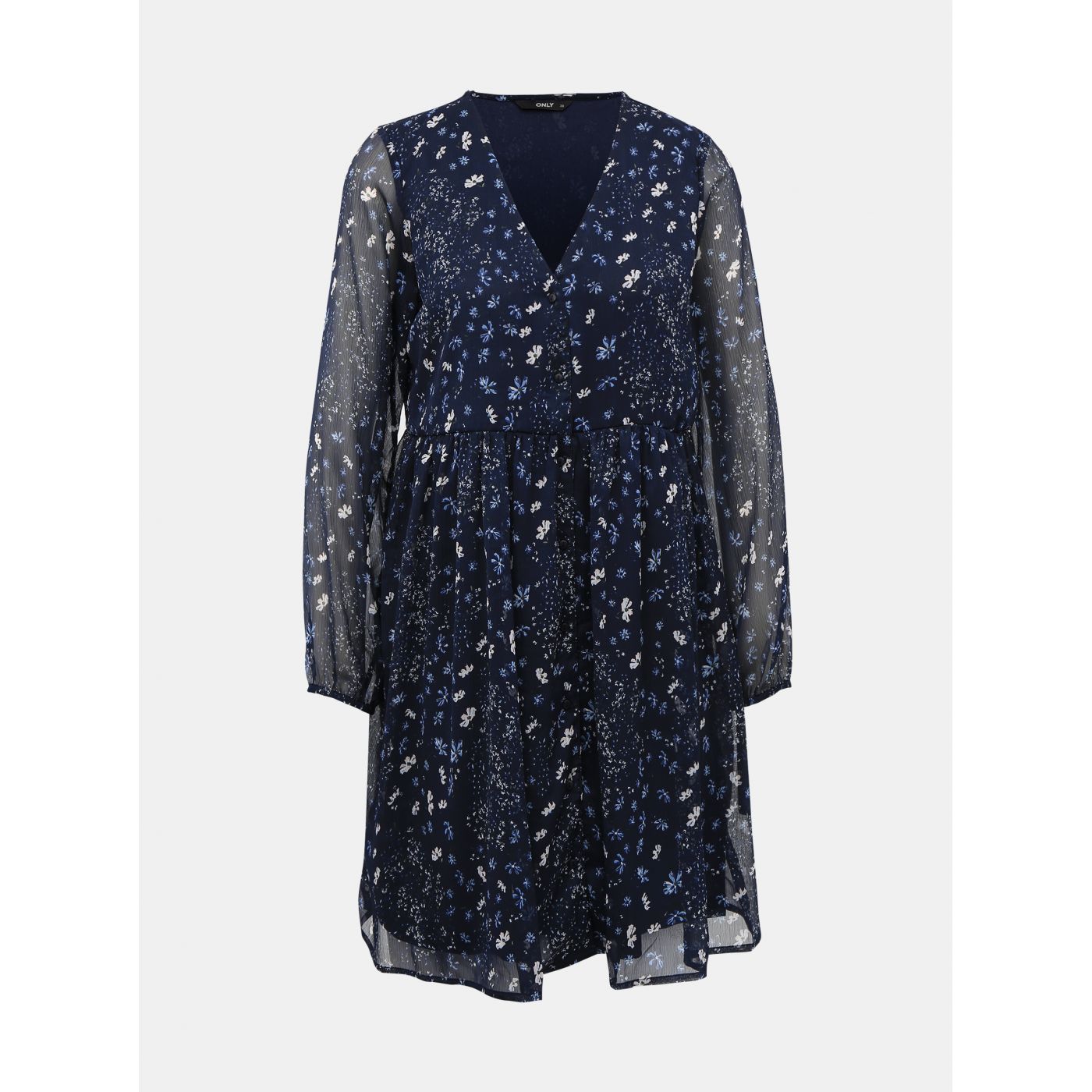 Dark Blue Floral Dress ONLY Nabby