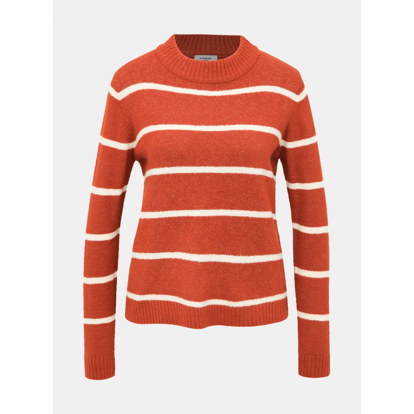 Jacqueline de Yong Blake Brown Striped Sweater