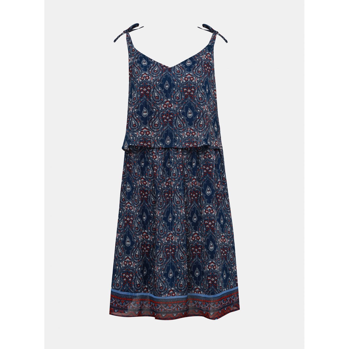 Dark Blue Patterned Dress ONLY Nina