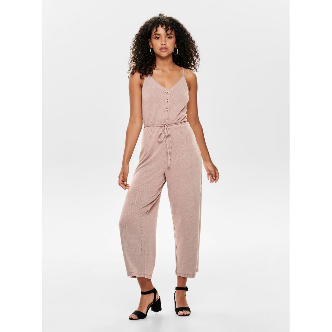 Only Shirley's Brick Striped Jumpsuit