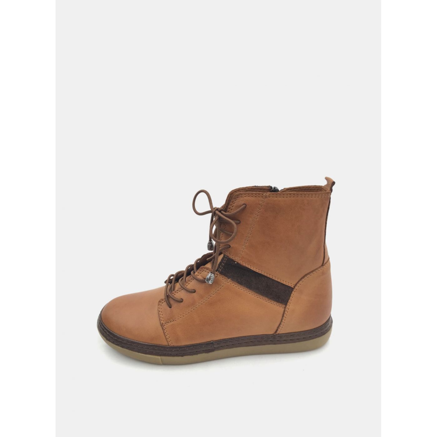 Brown Women's Leather Winter Boots WILD
