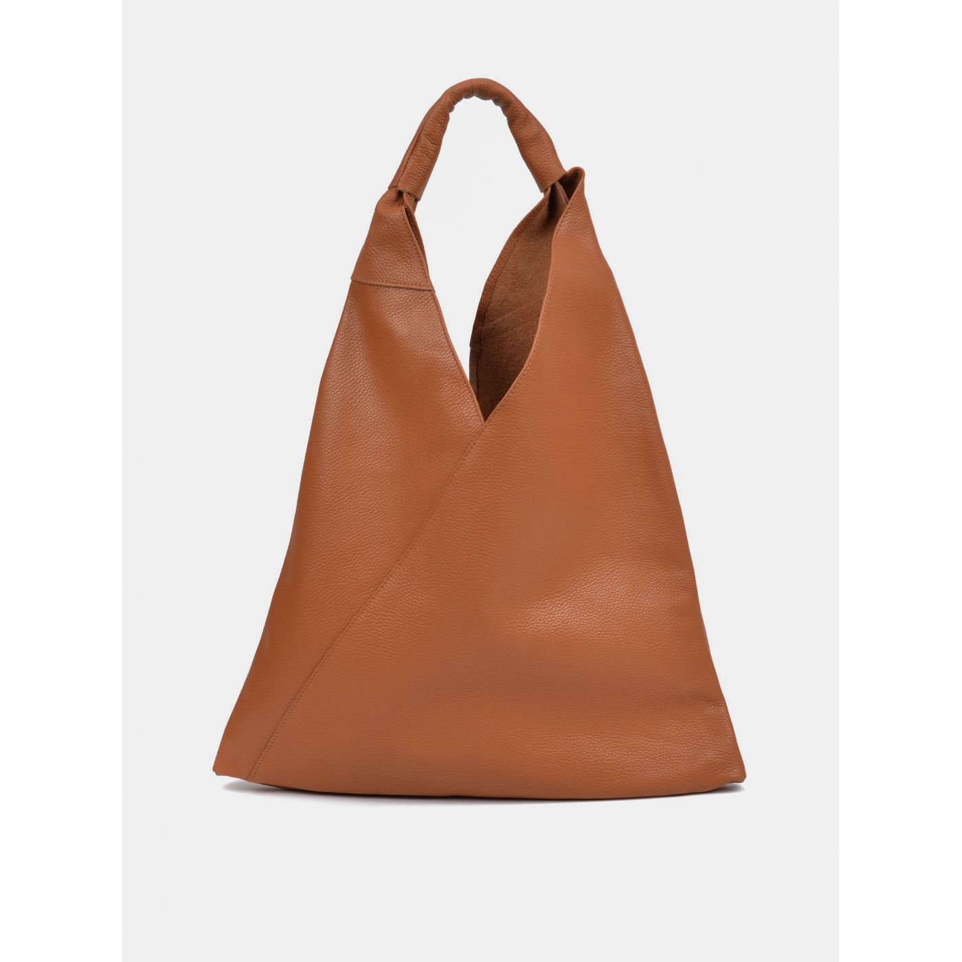 Anna Luchini Brown Leather Handbag