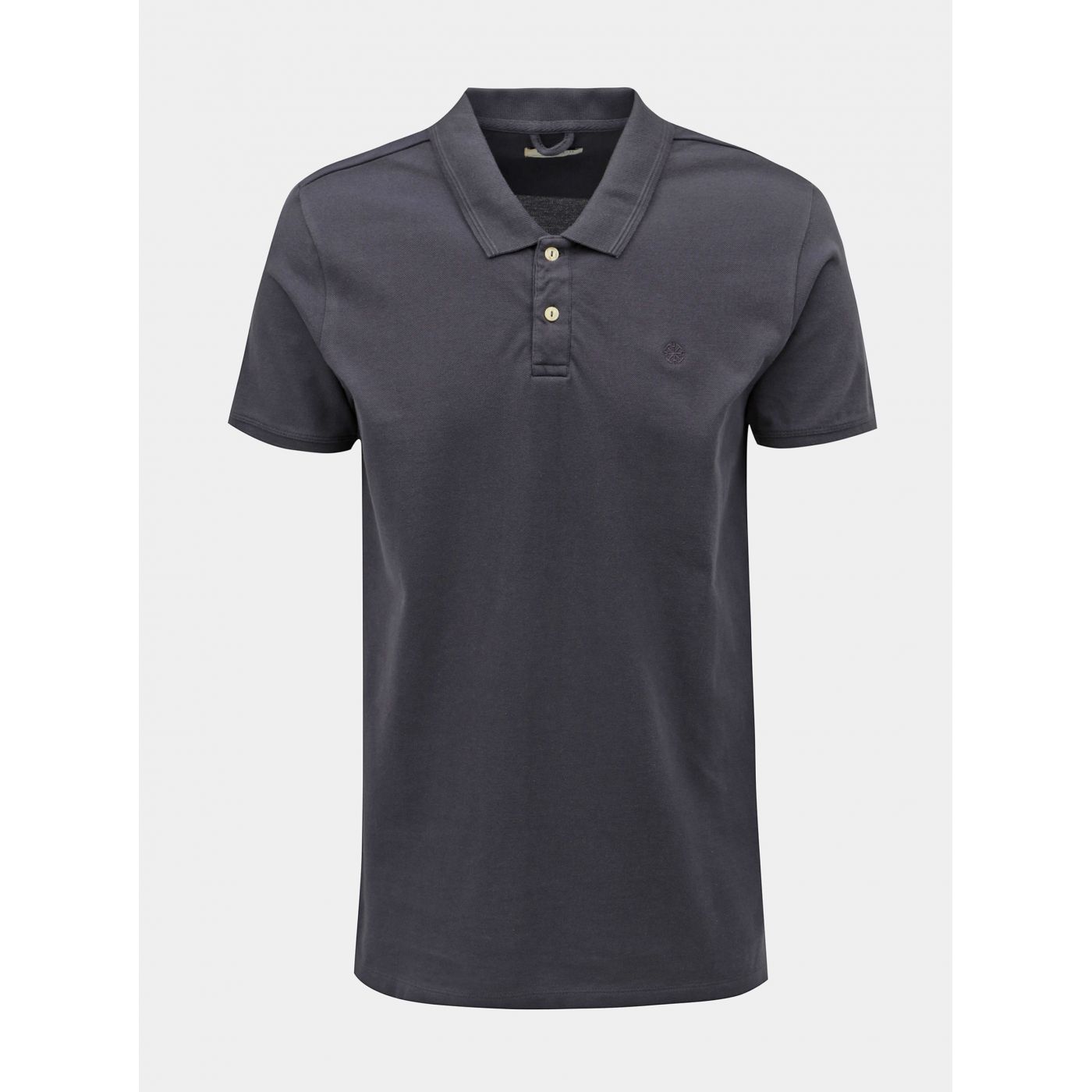Dark grey basic polo t-shirt Dstrezzed Bowie