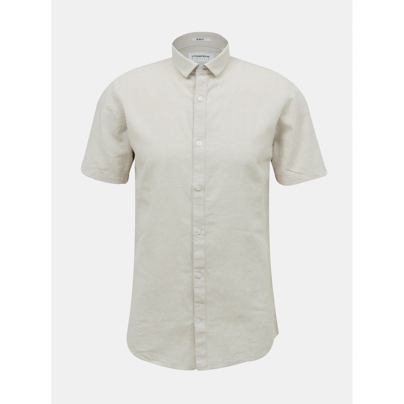 Lindbergh Beige Linen Shirt
