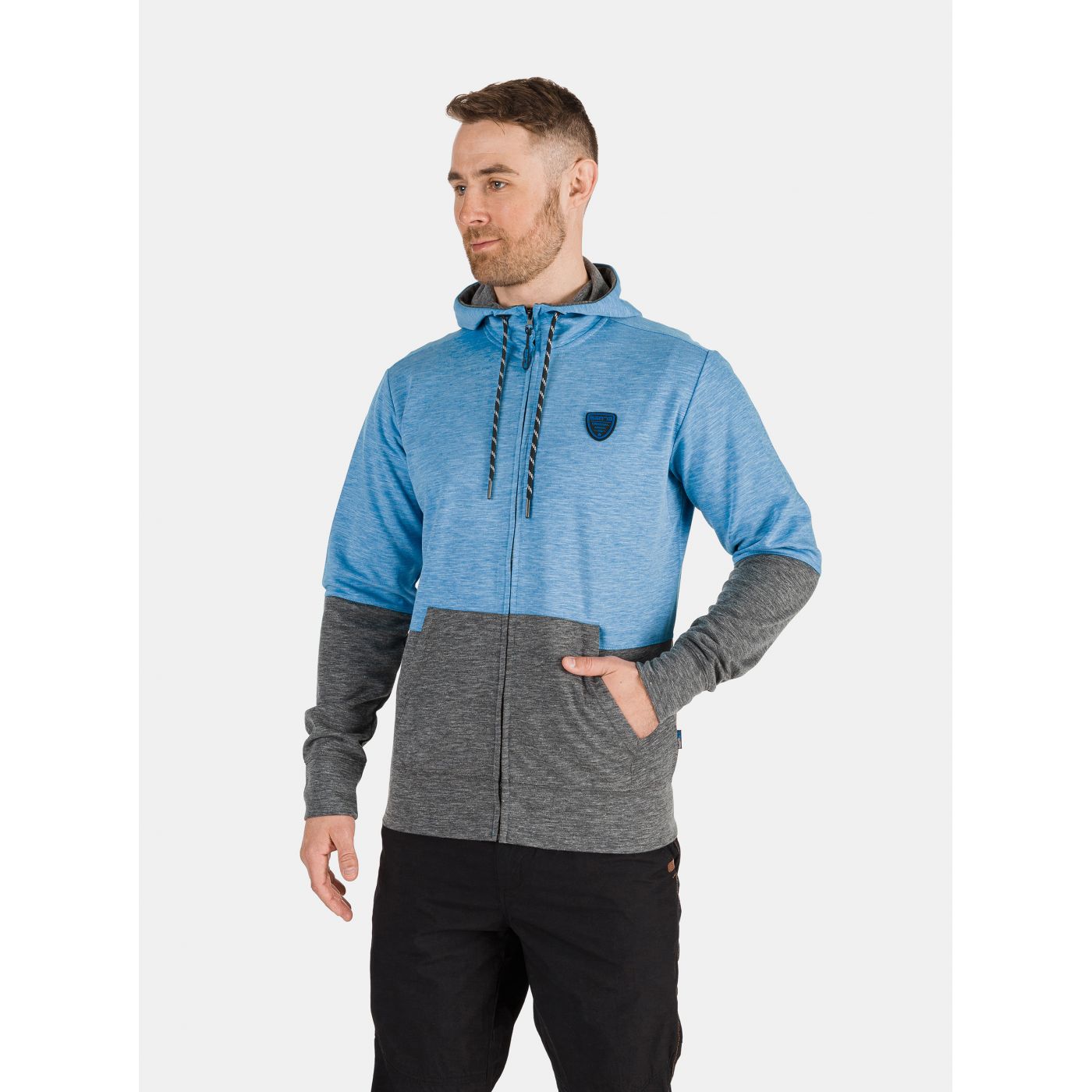 Grey-blue men's sweatshirt SAM 73
