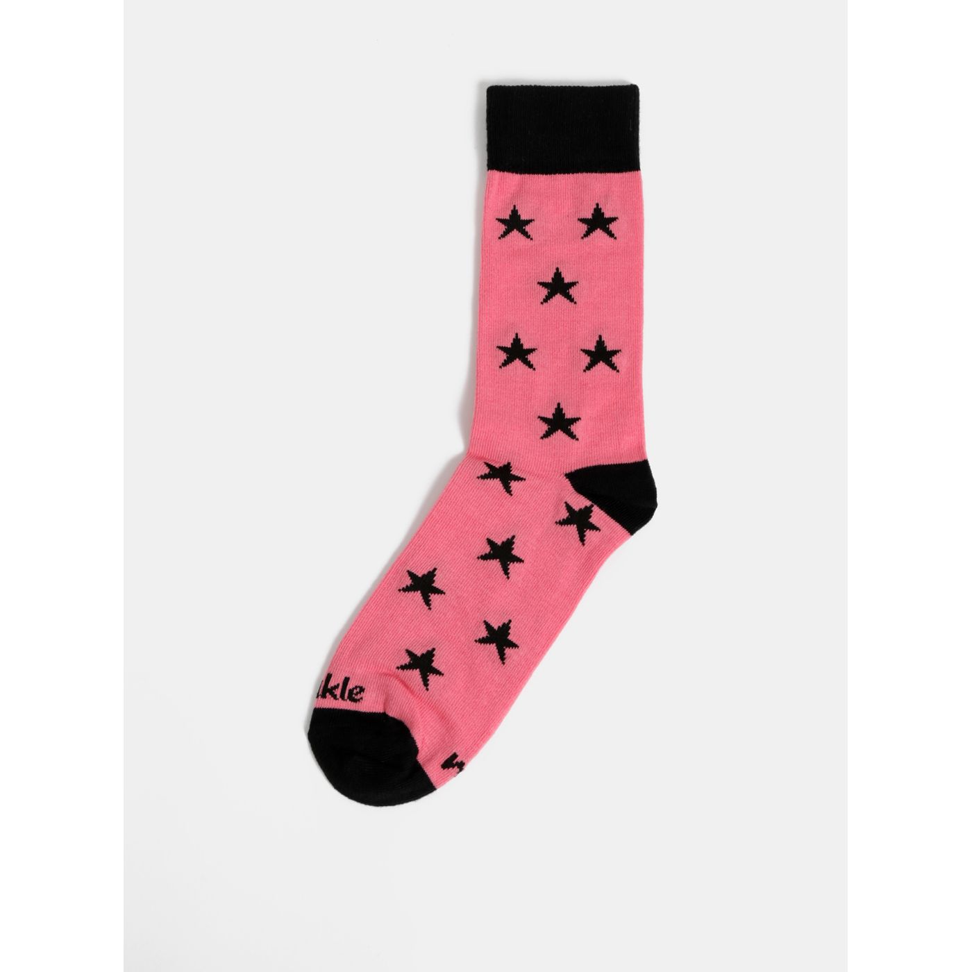Pink Women's Patterned Socks Fusakle Star