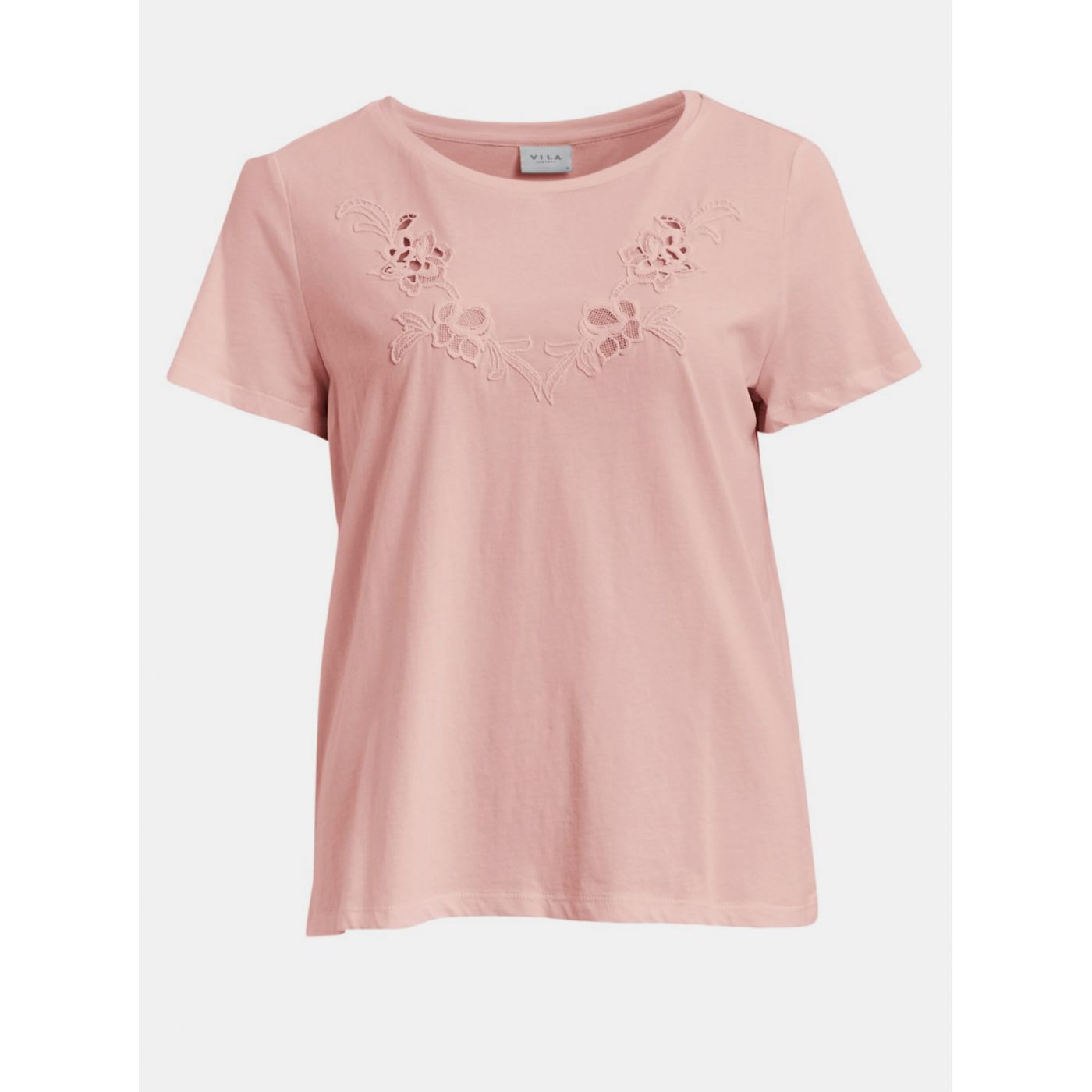 Pink T-shirt VILA Drano