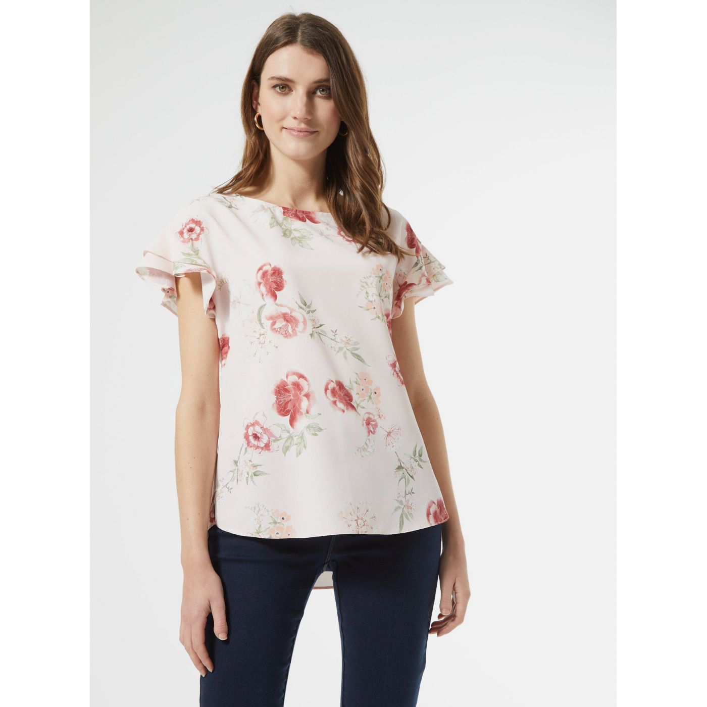 Dorothy Perkins Light Pink Floral Blouse