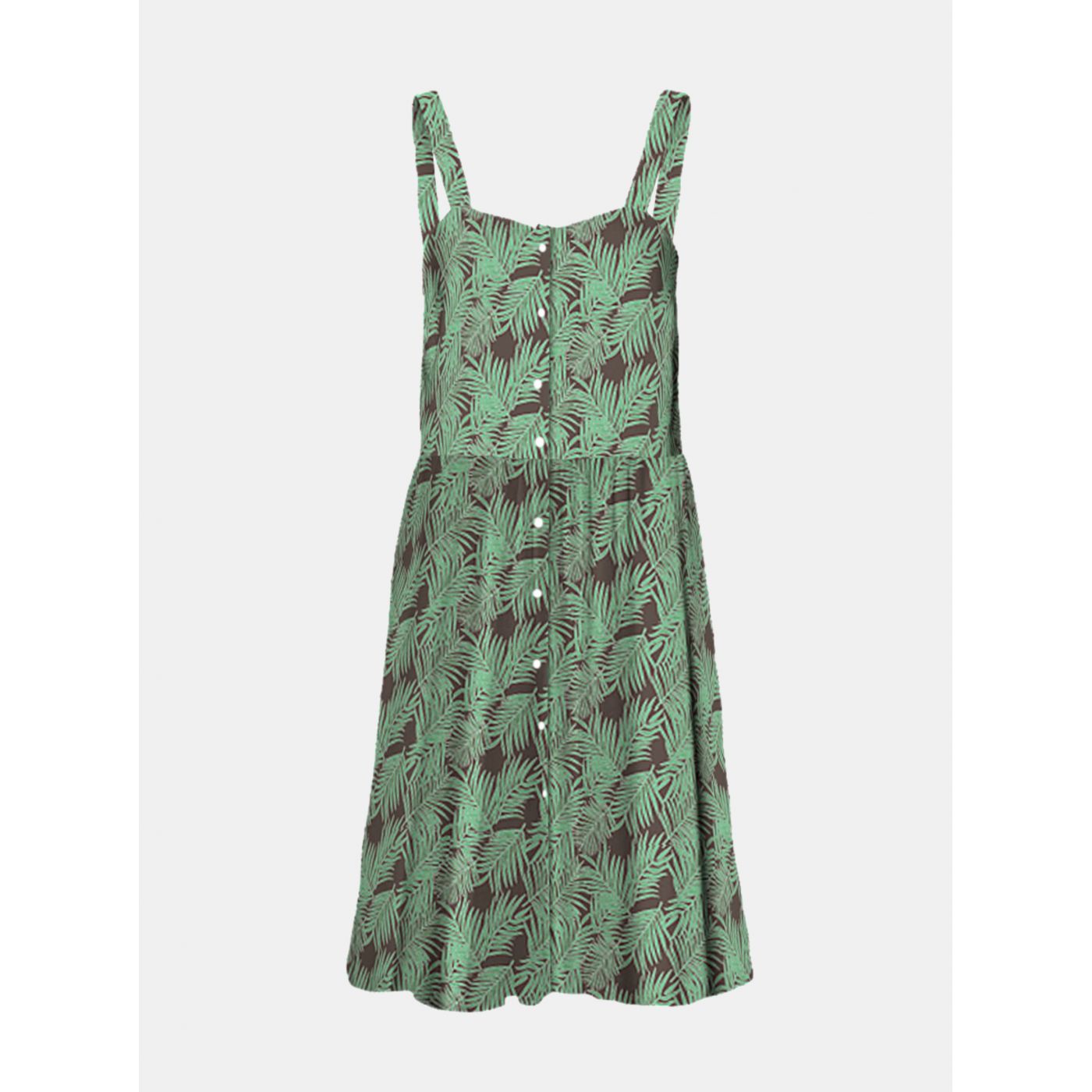 Noisy May Green Floral Dress