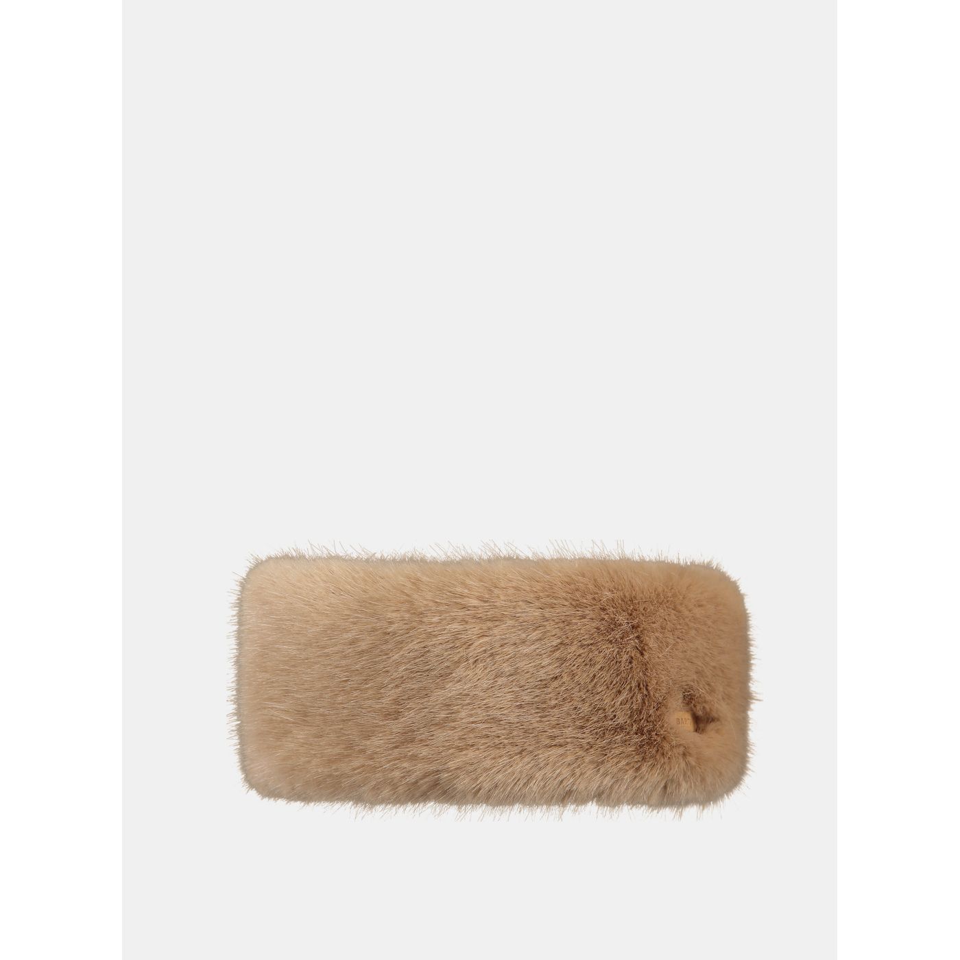 Brown women's headband made of artificial fur Barts