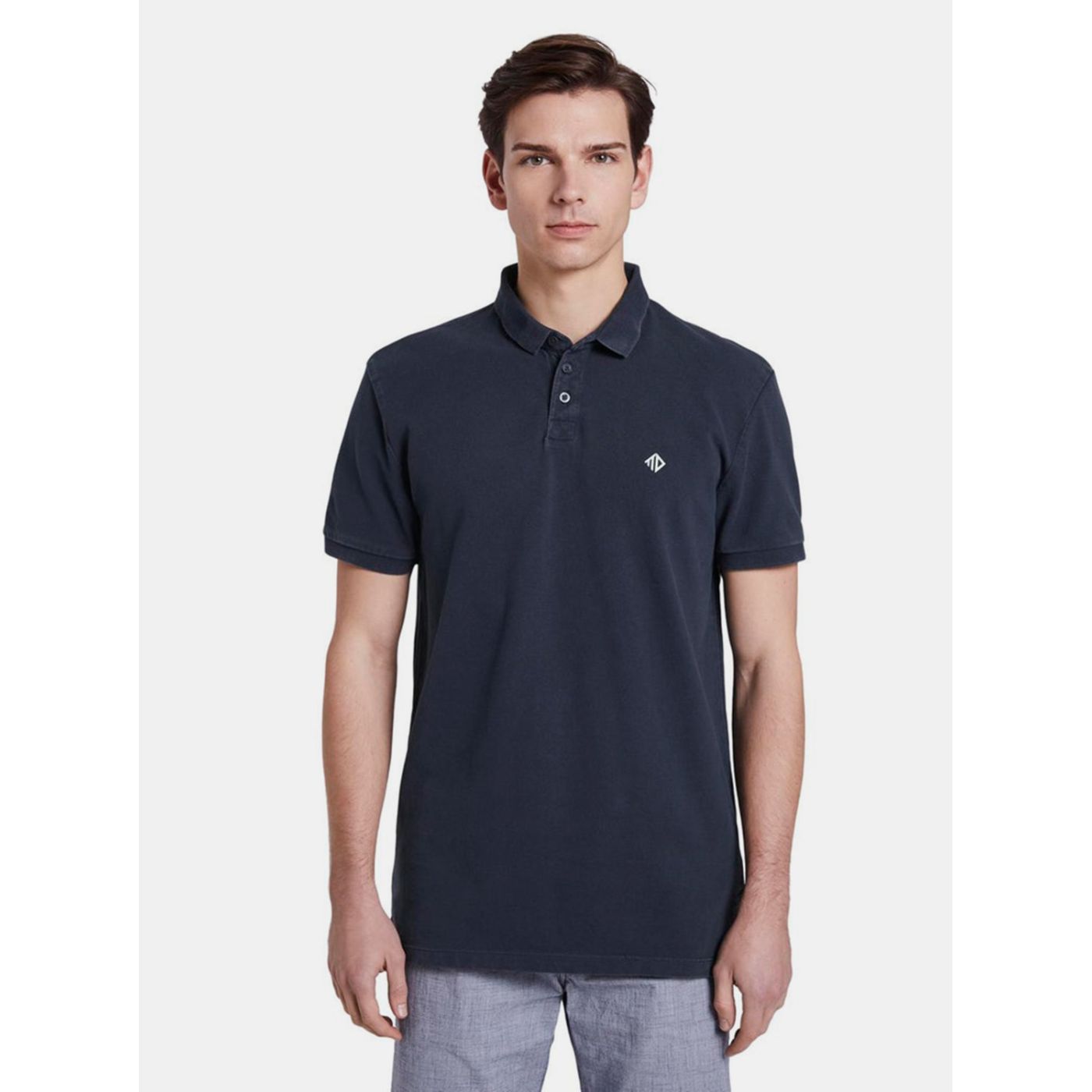 Dark Blue Men's Polo T-Shirt Tom Tailor Denim