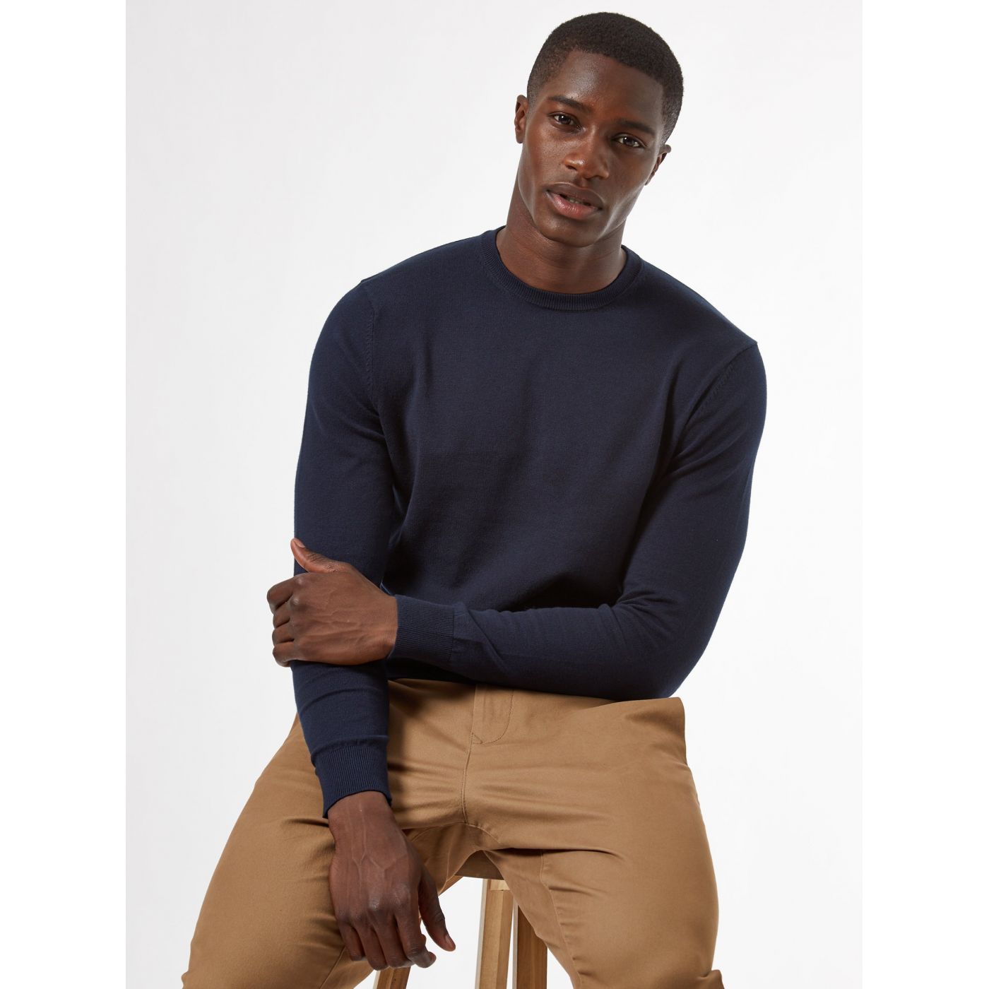 Burton Menswear London Dark Blue Sweater