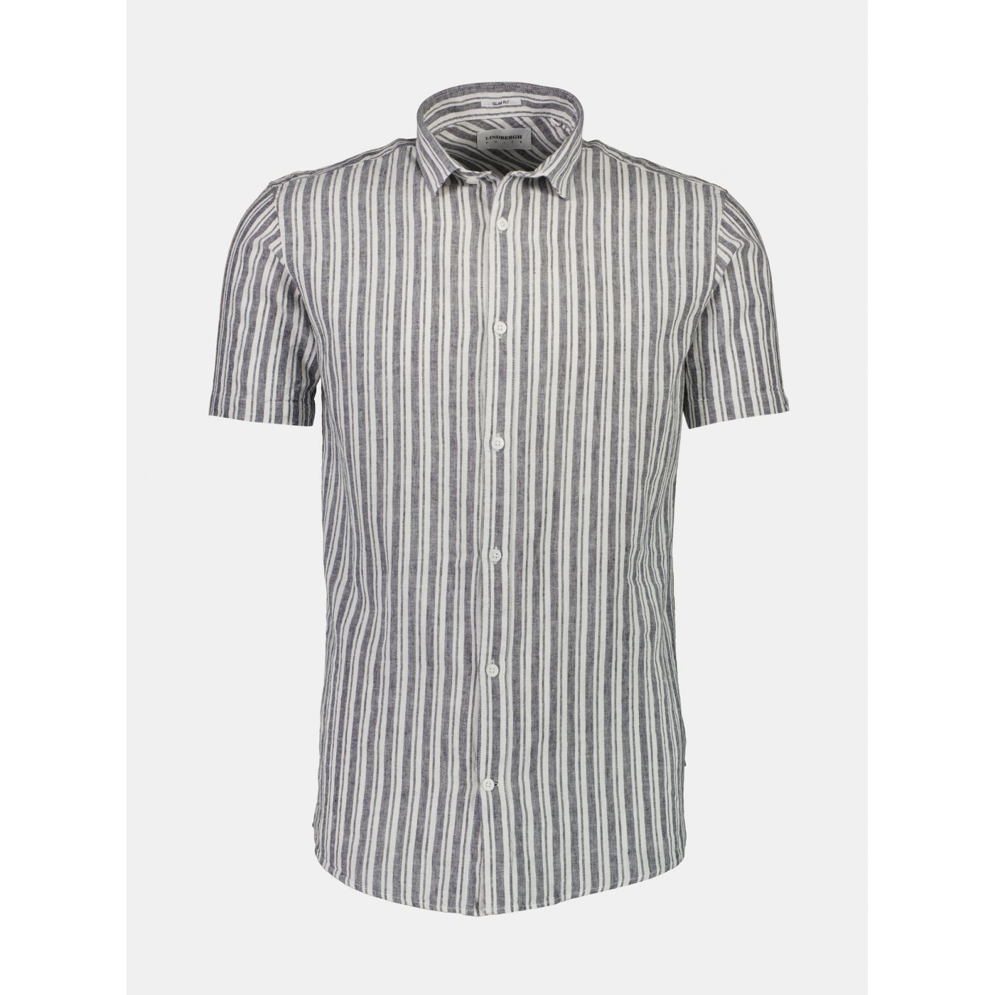 Grey Striped Lindbergh Shirt