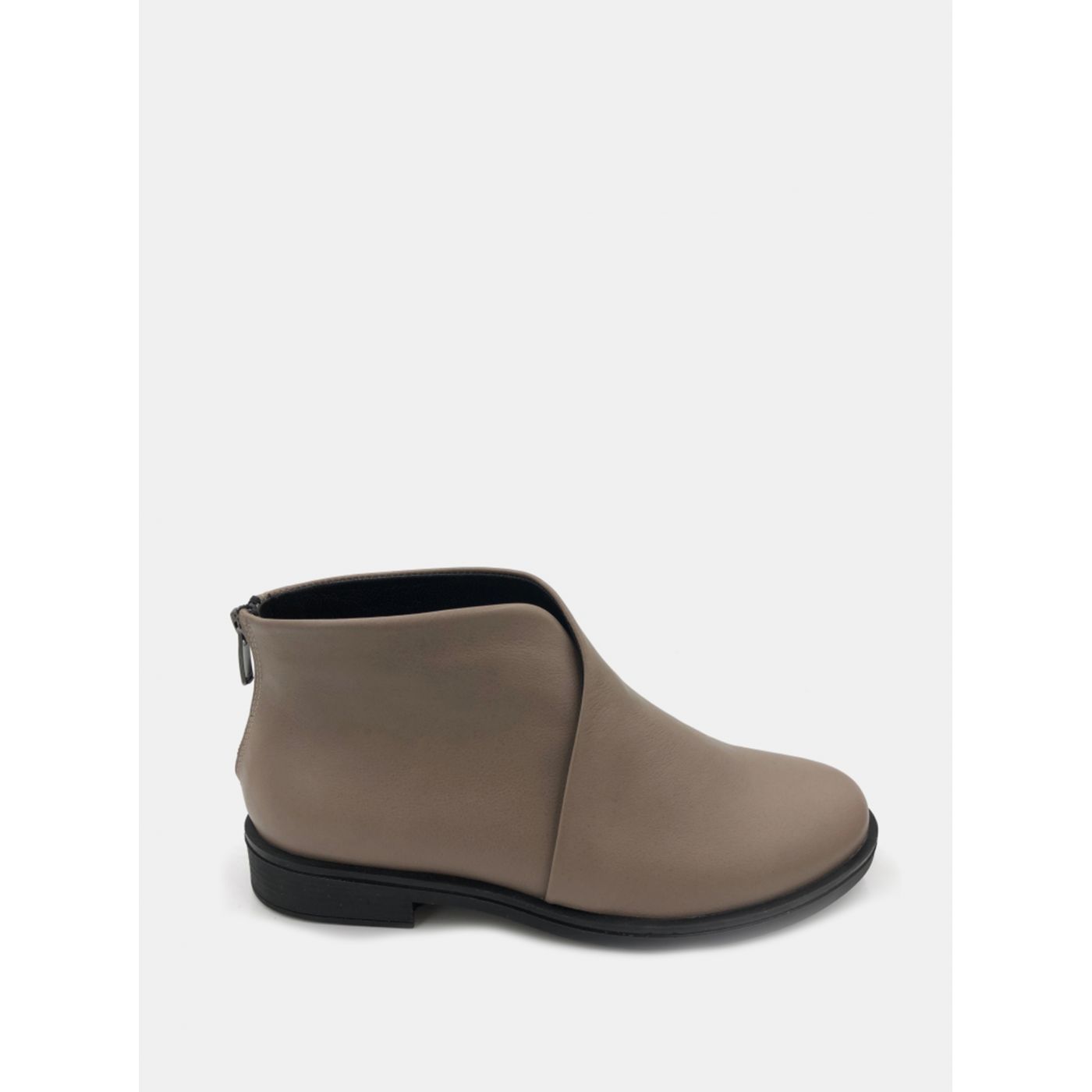 Beige Women's Leather Ankle Boots WILD